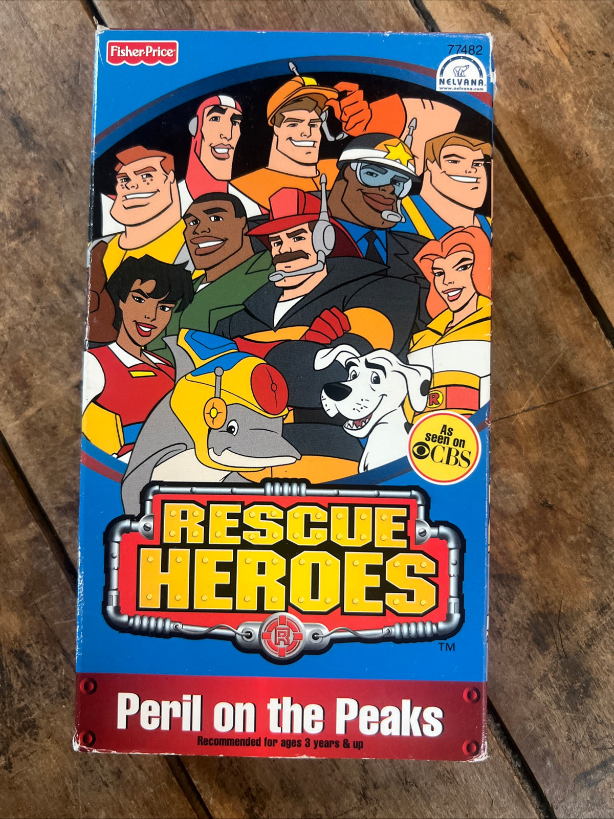 Rescue Heroes Peril On The Peaks (VHS 1999 ) Family / Action [G] Fisher Price