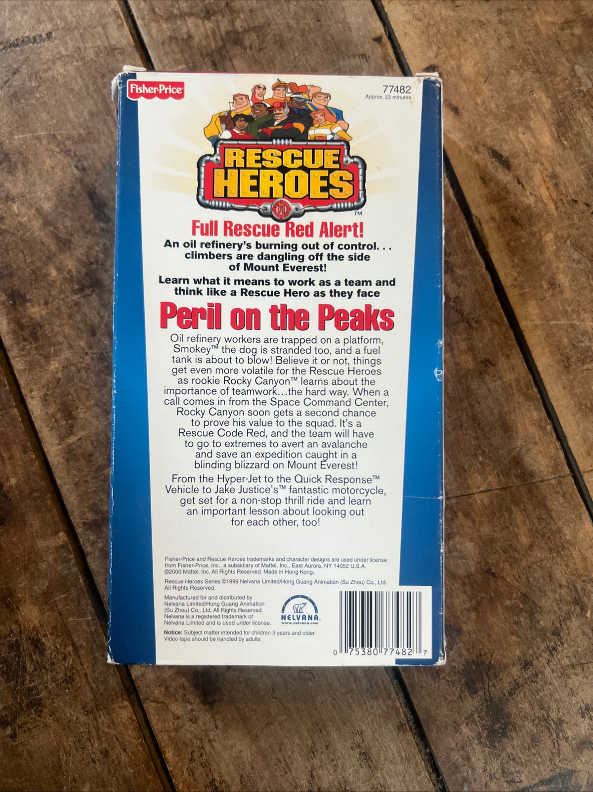 Rescue Heroes Peril On The Peaks (VHS 1999 ) Family / Action [G] Fisher Price