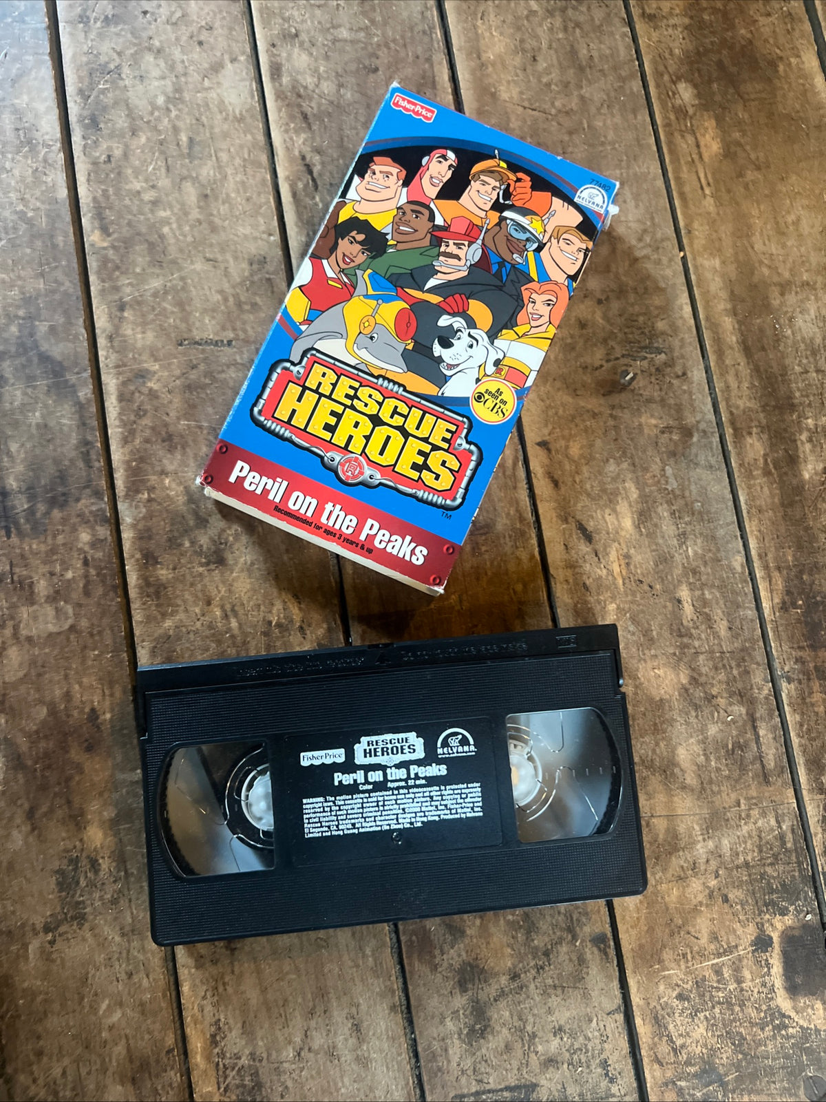 Rescue Heroes Peril On The Peaks (VHS 1999 ) Family / Action [G] Fisher Price