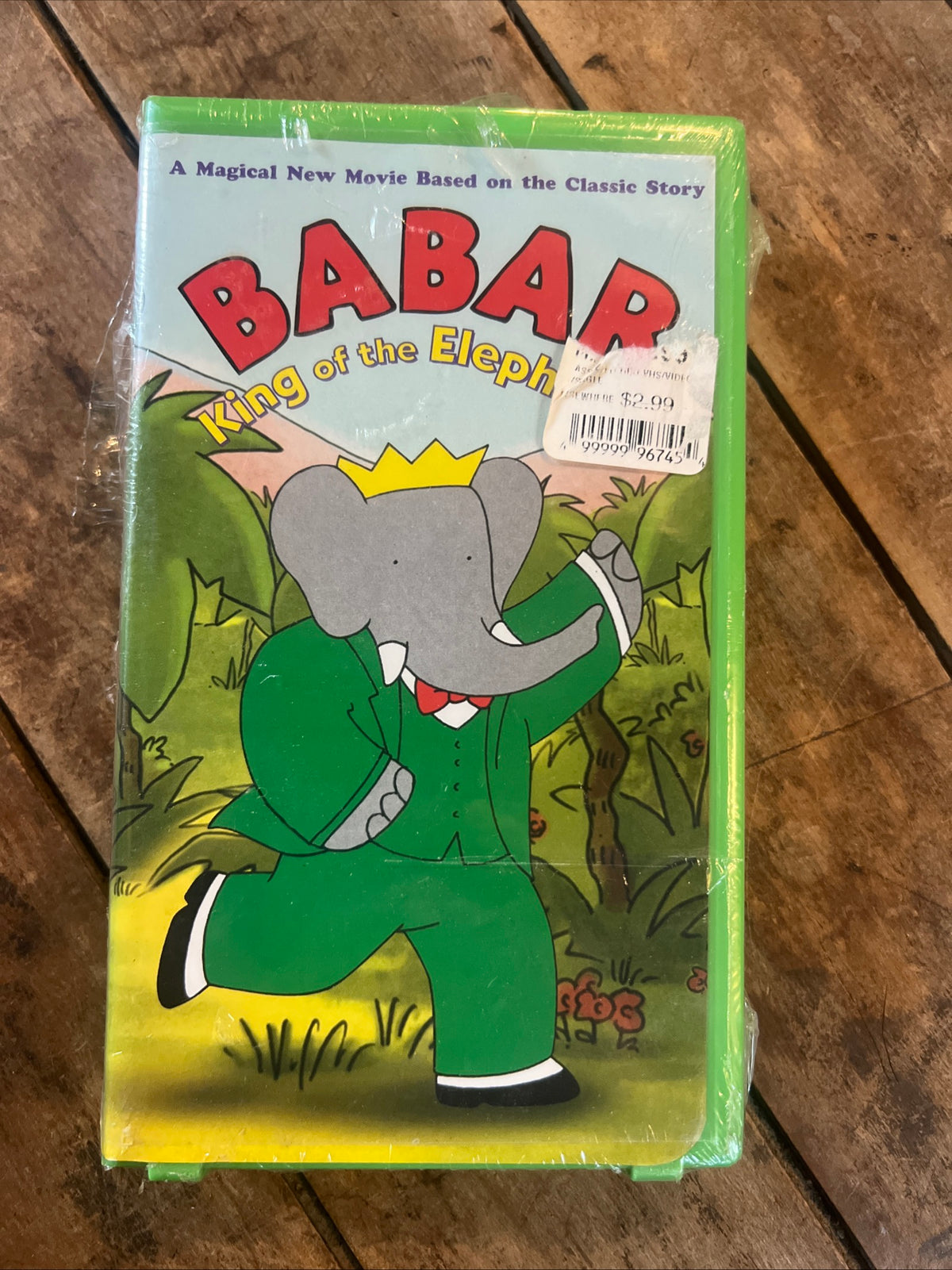 BABAR King Of The Elephants (VHS 1999 ) Family / Cartoon [G] HBO Home Video