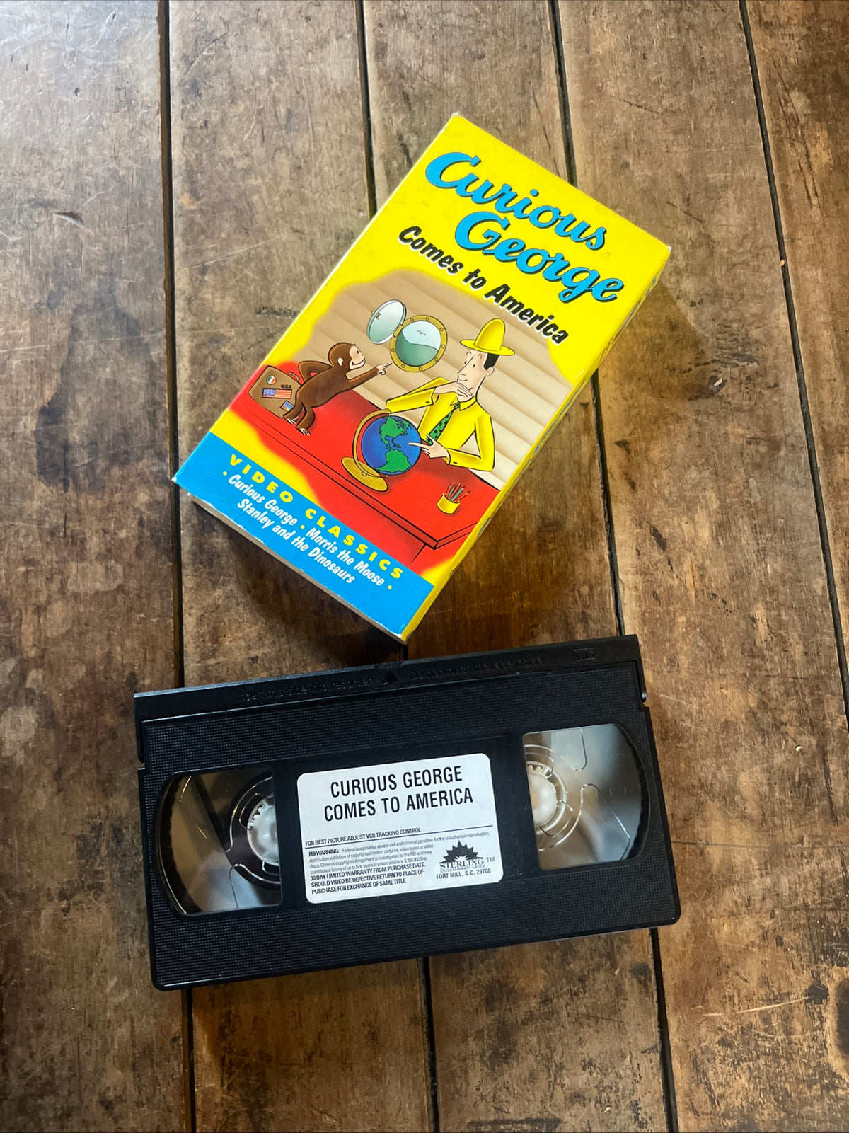 Curious George Comes To America (VHS 1984 ) Family / Adventure [G]