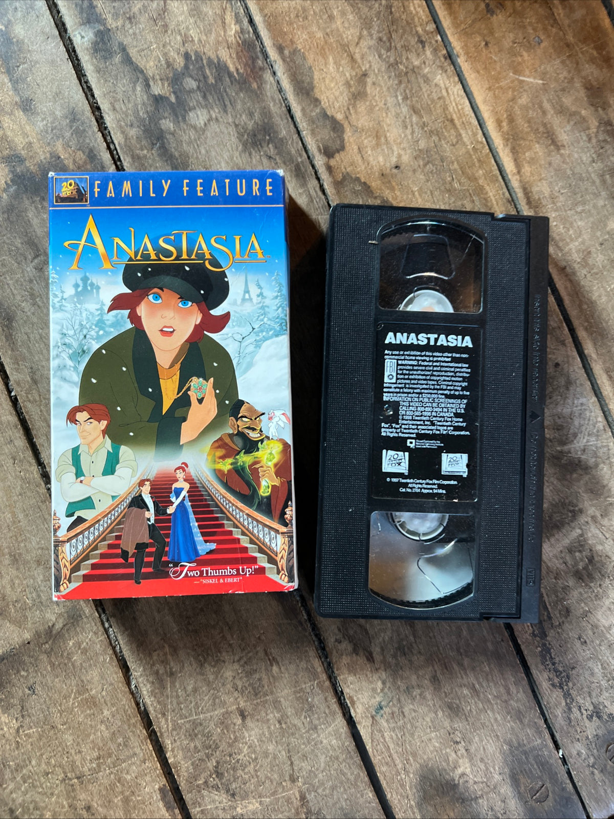 ANASTASIA (VHS 1997 ) Musical / Adventure [G] Family Feature