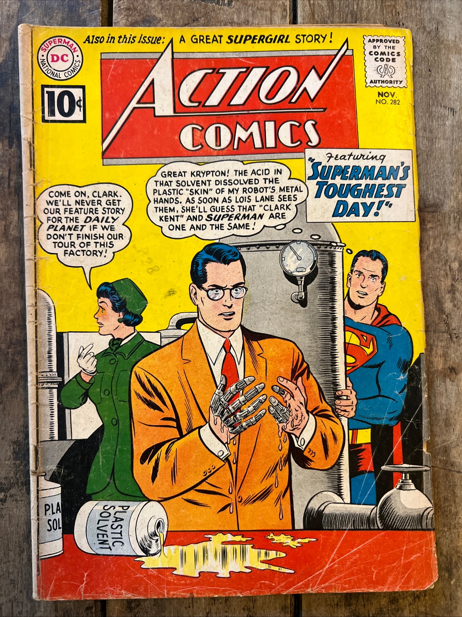 Action Comics #282 (1961) Superman & Supergirl- DC National Comics