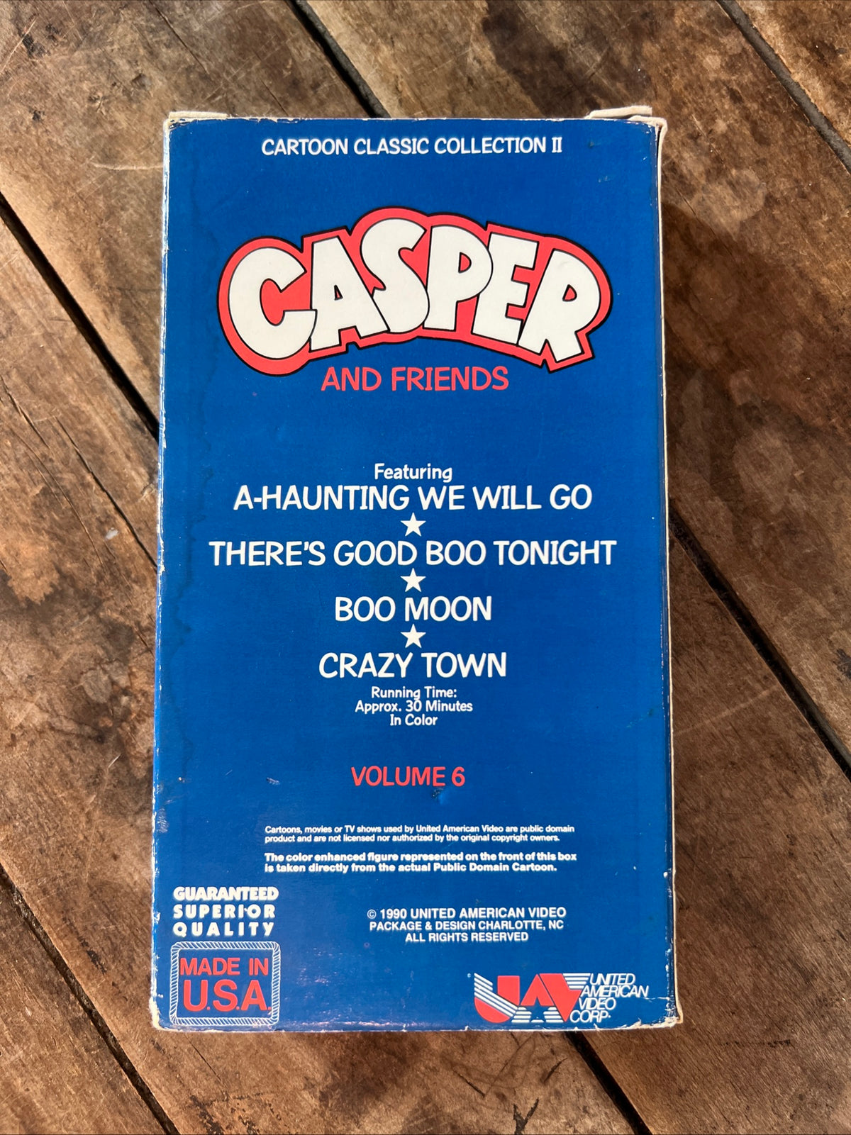 Casper And Friends (VHS 1990 ) UAV Volume 6 Cartoon Classic Collection II [G]