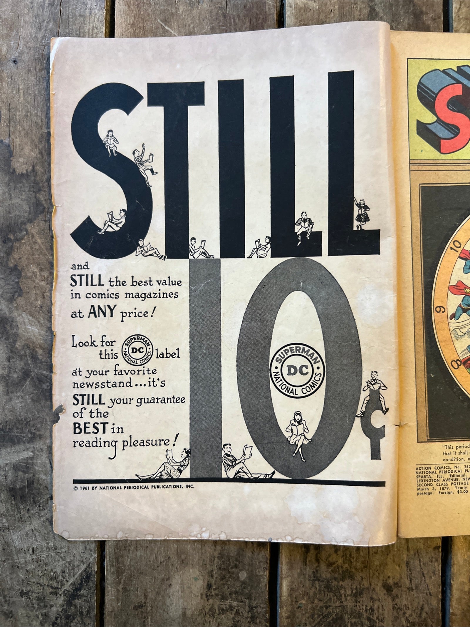 Action Comics #282 (1961) Superman & Supergirl- DC National Comics