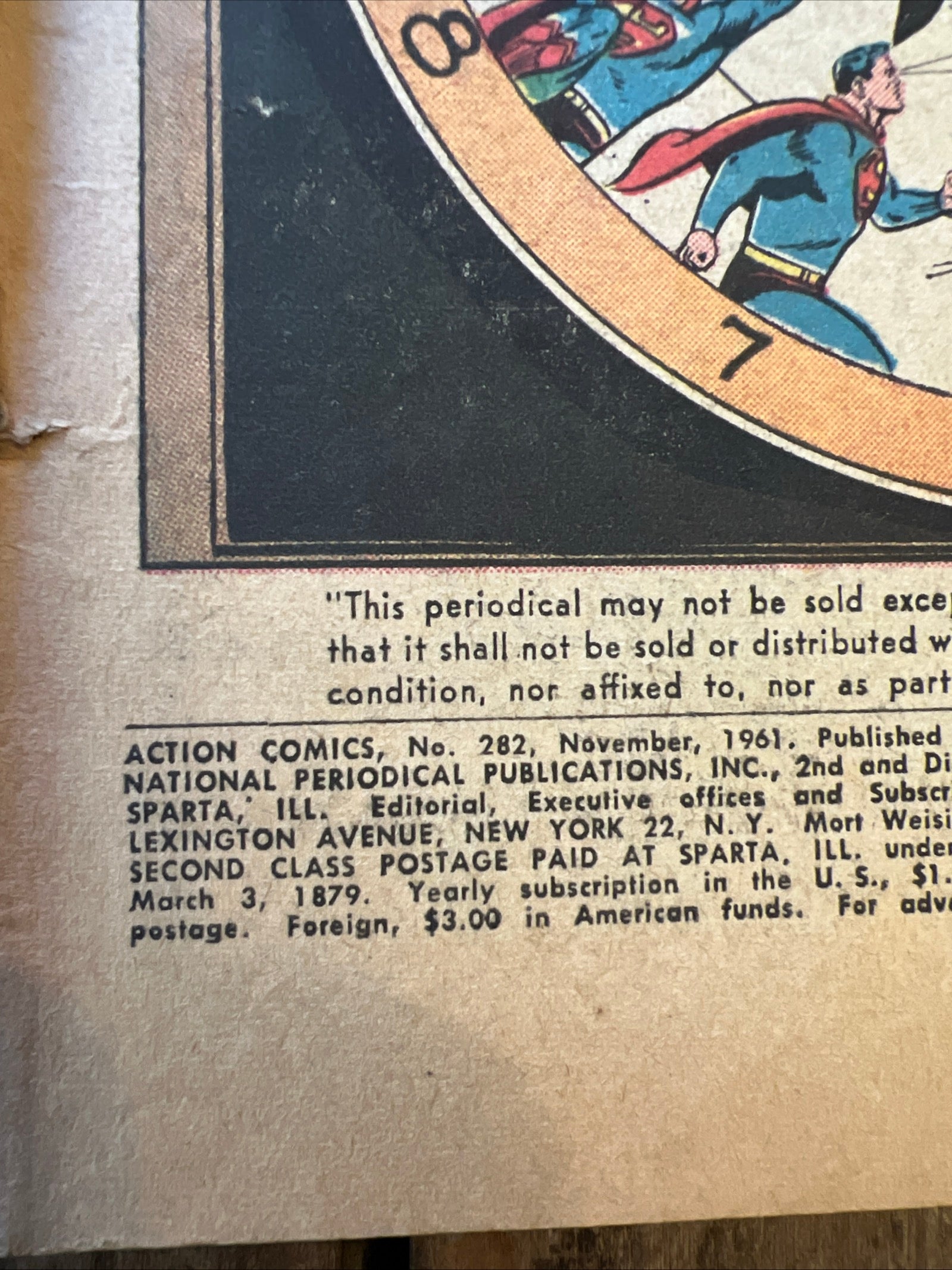 Action Comics #282 (1961) Superman & Supergirl- DC National Comics