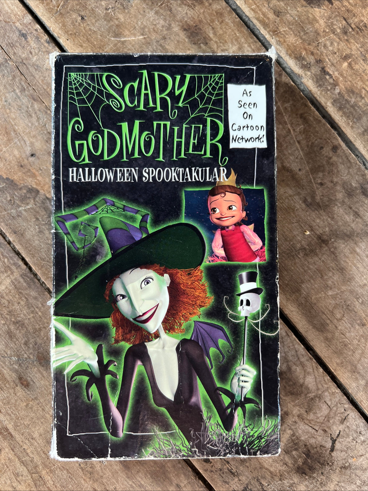 Scary Godmother Halloween Spooktakular (VHS 2004 ) Cartoon Network RARE ORIGINAL - Tested Working