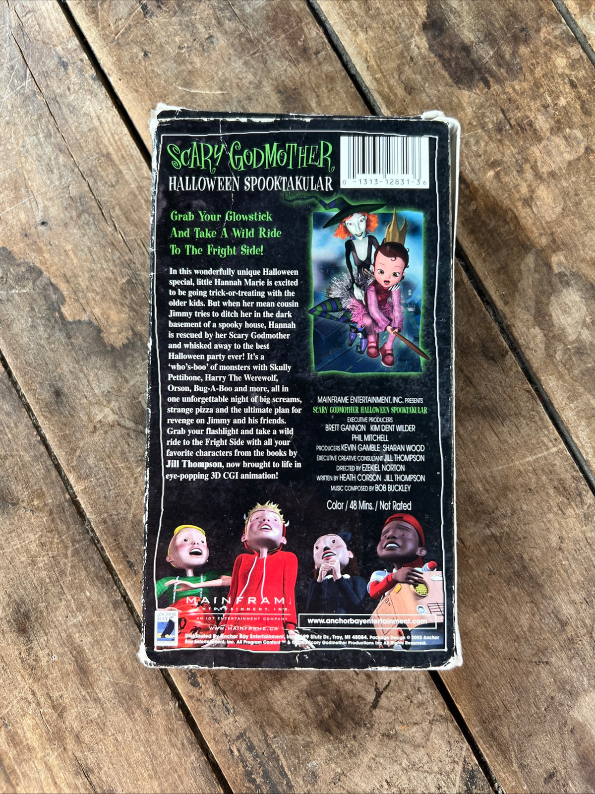 Scary Godmother Halloween Spooktakular (VHS 2004 ) Cartoon Network RARE ORIGINAL - Tested Working