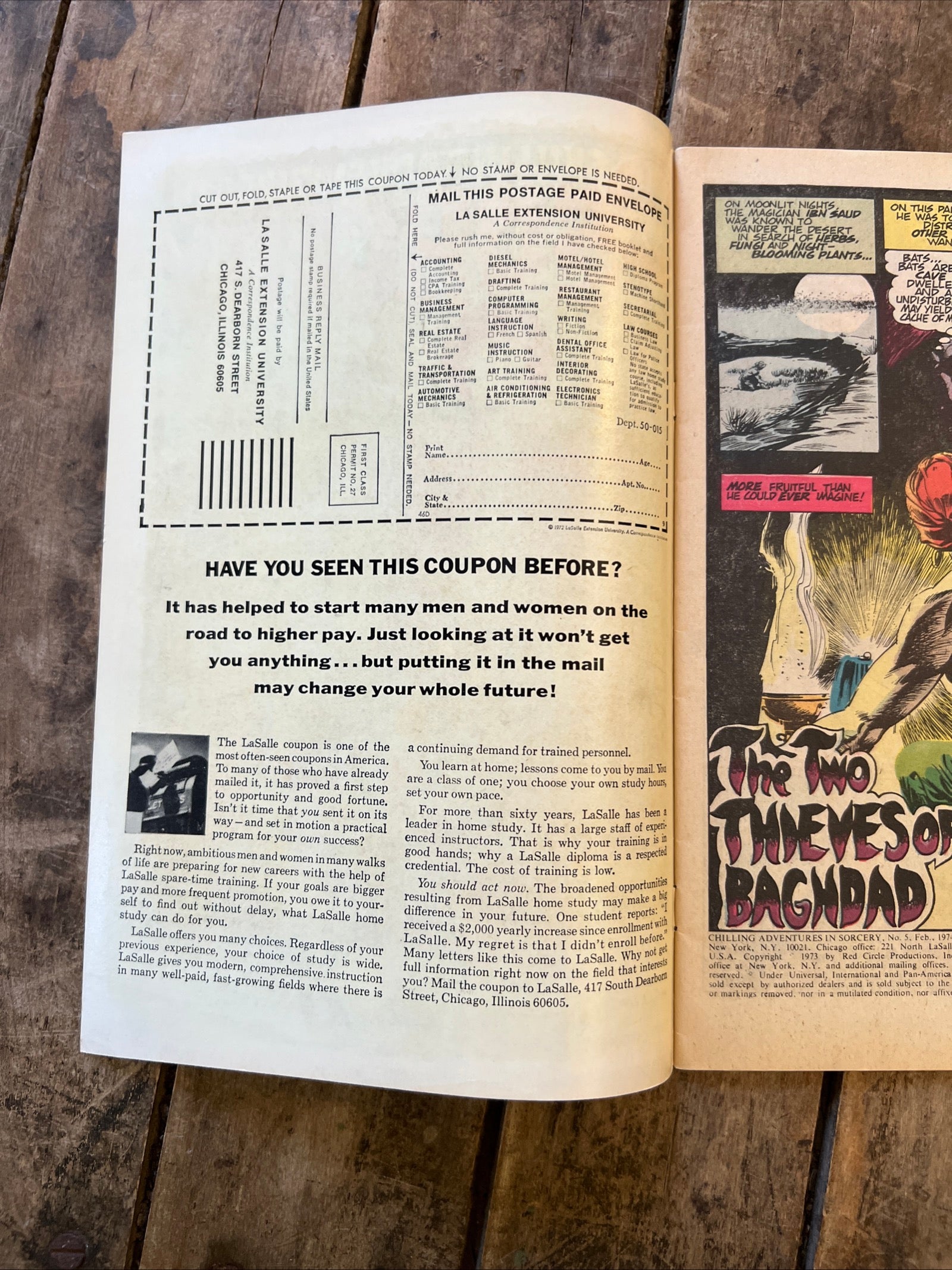 Chilling Adventures in Sorcery #5 (1974) Archie Comics - Red Circle Comics Group