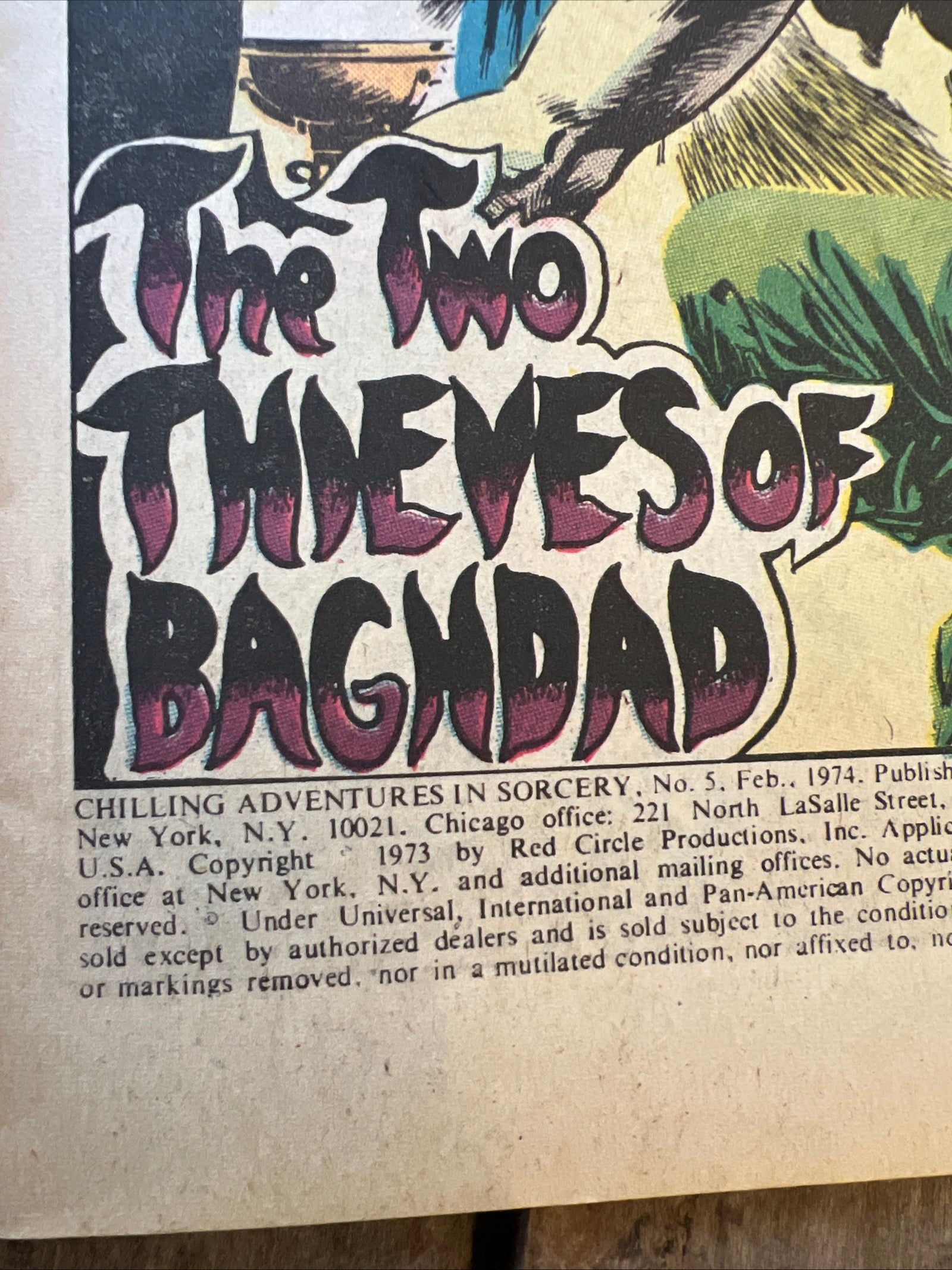 Chilling Adventures in Sorcery #5 (1974) Archie Comics - Red Circle Comics Group