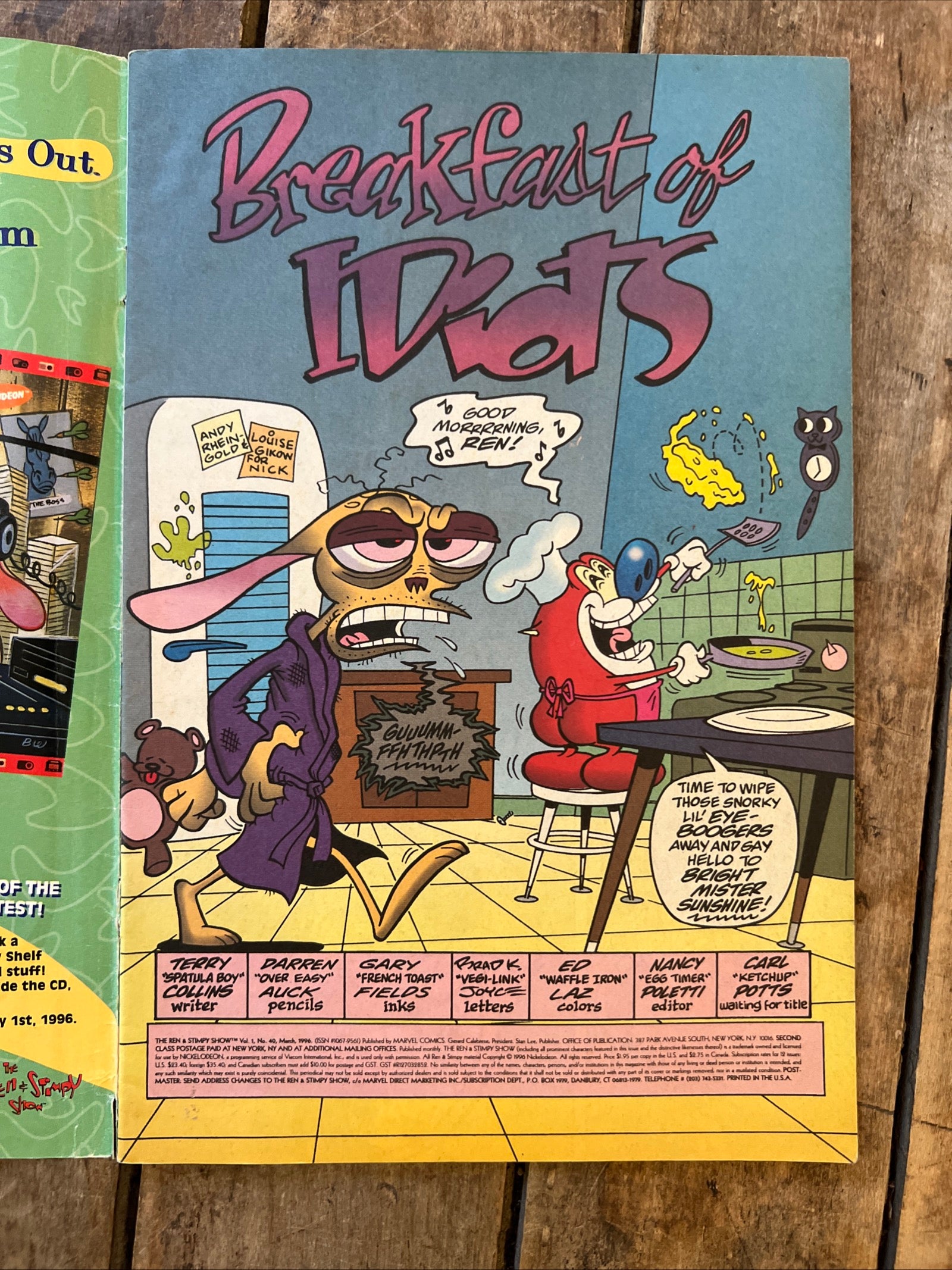 The Ren & Stimpy Show #40 (1996) Heads Up !! - Marvel Comics