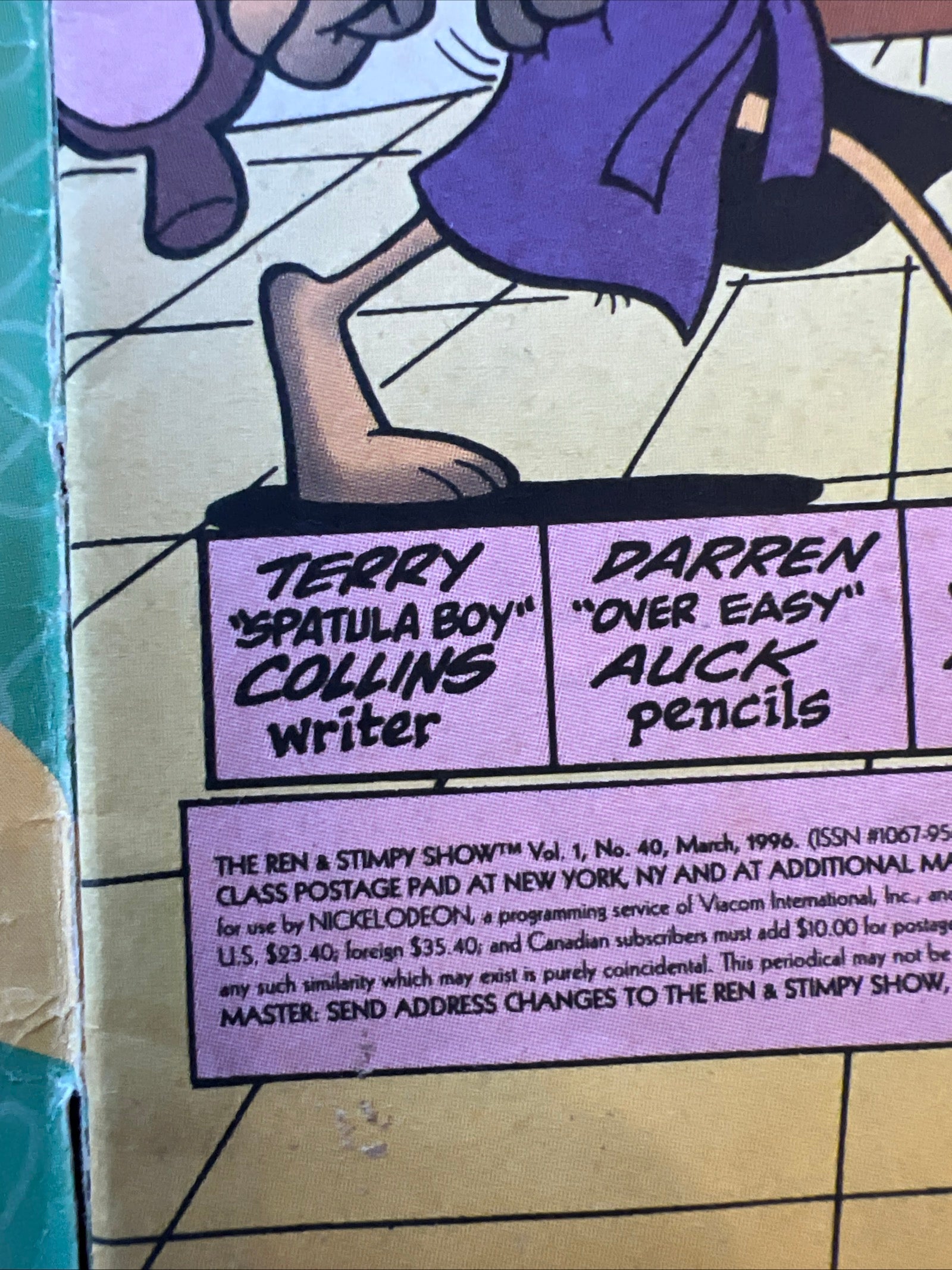 The Ren & Stimpy Show #40 (1996) Heads Up !! - Marvel Comics