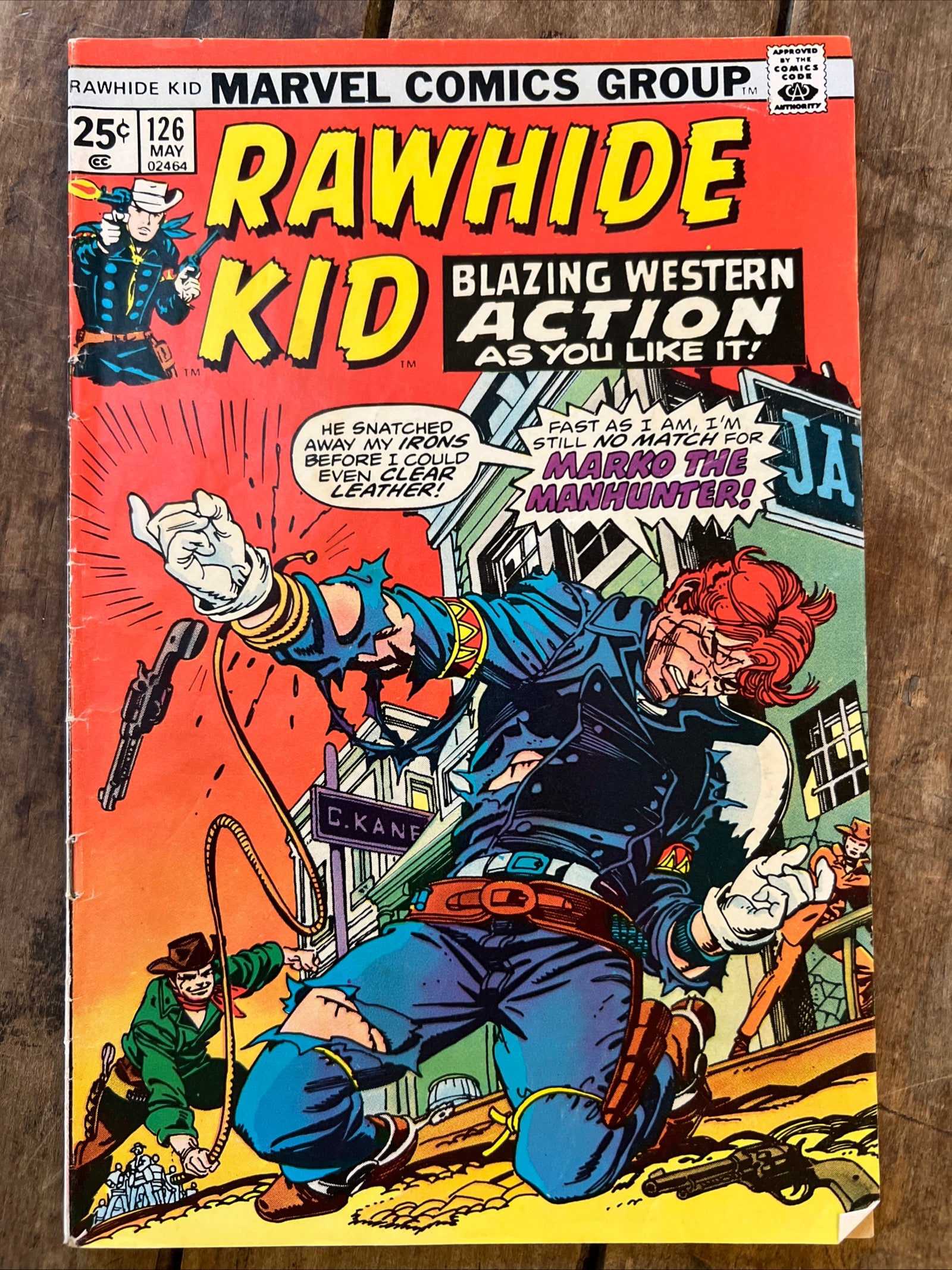 The Rawhide Kid #126 (1975) Marvel Comics Group - 25 Cent Cover