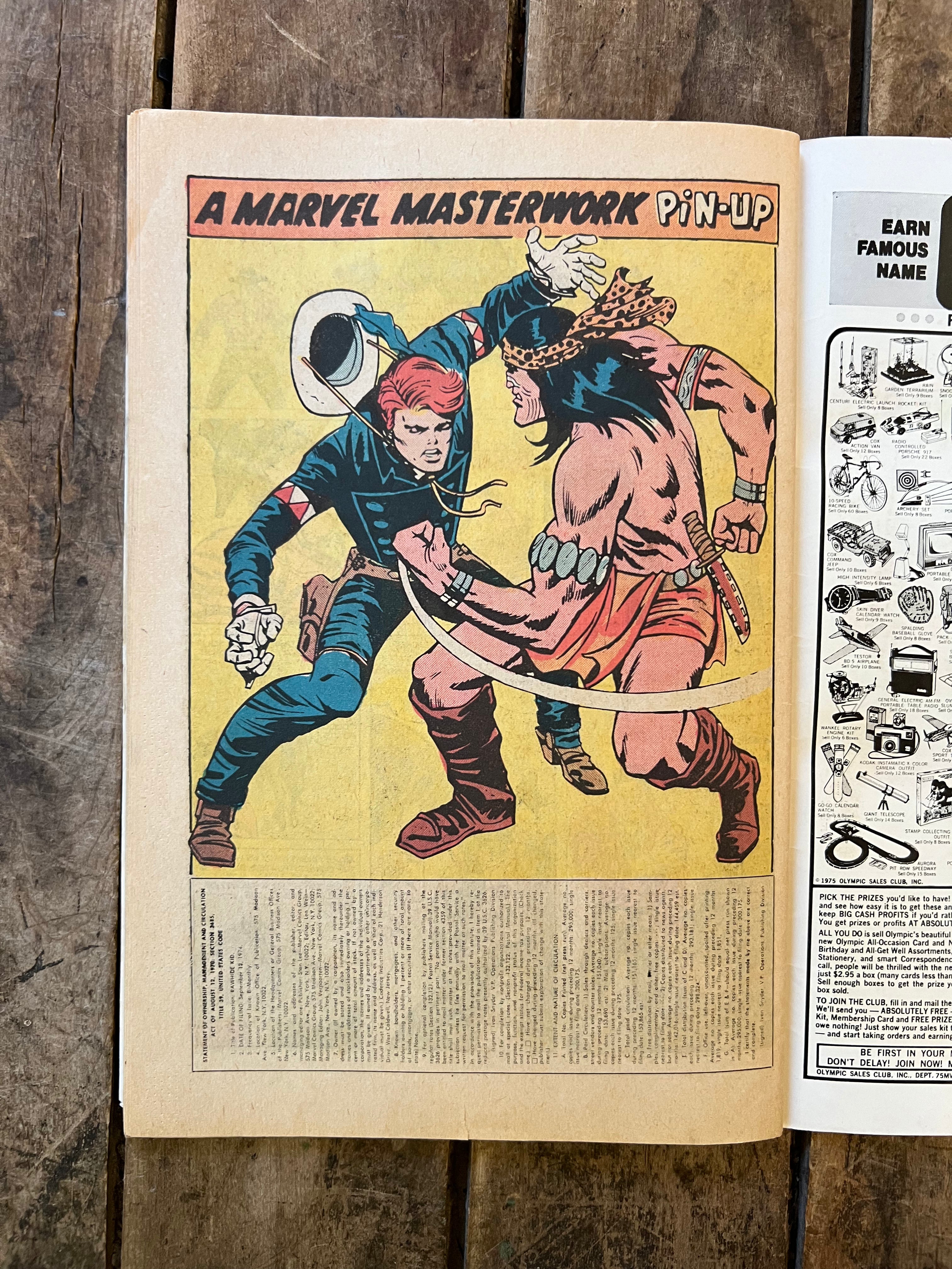 The Rawhide Kid #126 (1975) Marvel Comics Group - 25 Cent Cover