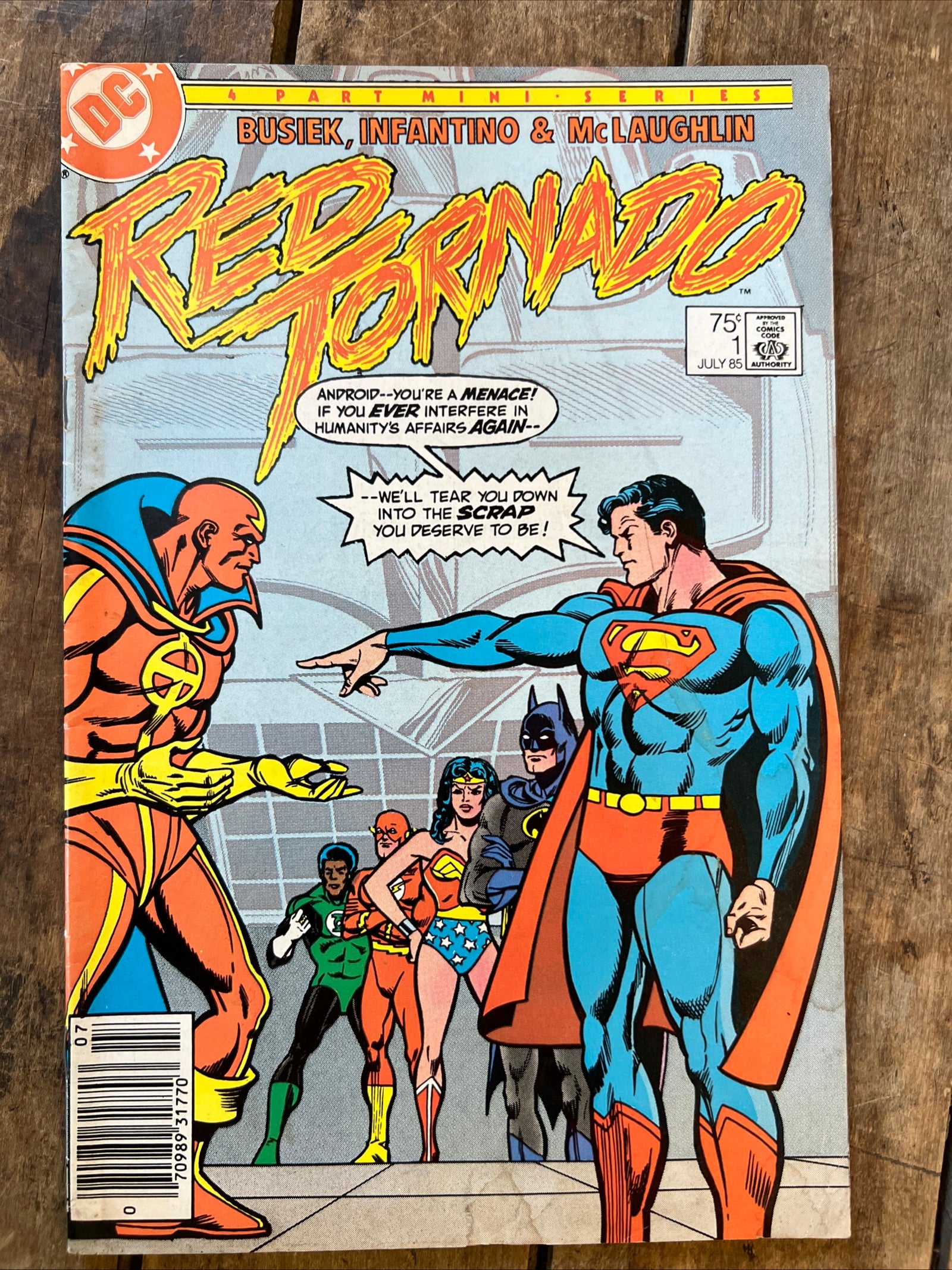 Red Tornado #1 (1985) DC Comics - 4 Part Mini Series Comic Book