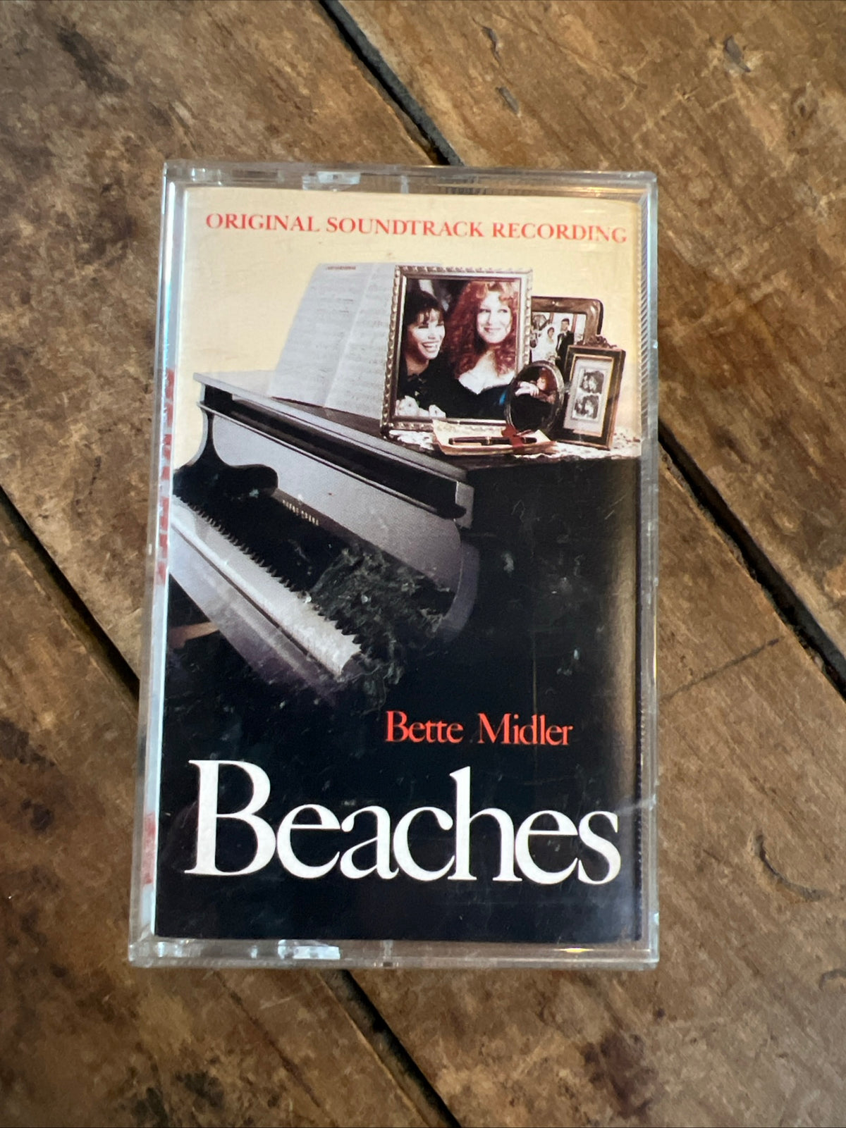 BEACHES ( Original Soundtrack) 1988 Atlantic Records - Cassette Tape Album