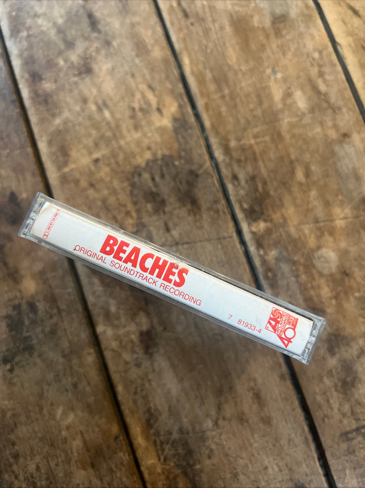 BEACHES ( Original Soundtrack) 1988 Atlantic Records - Cassette Tape Album
