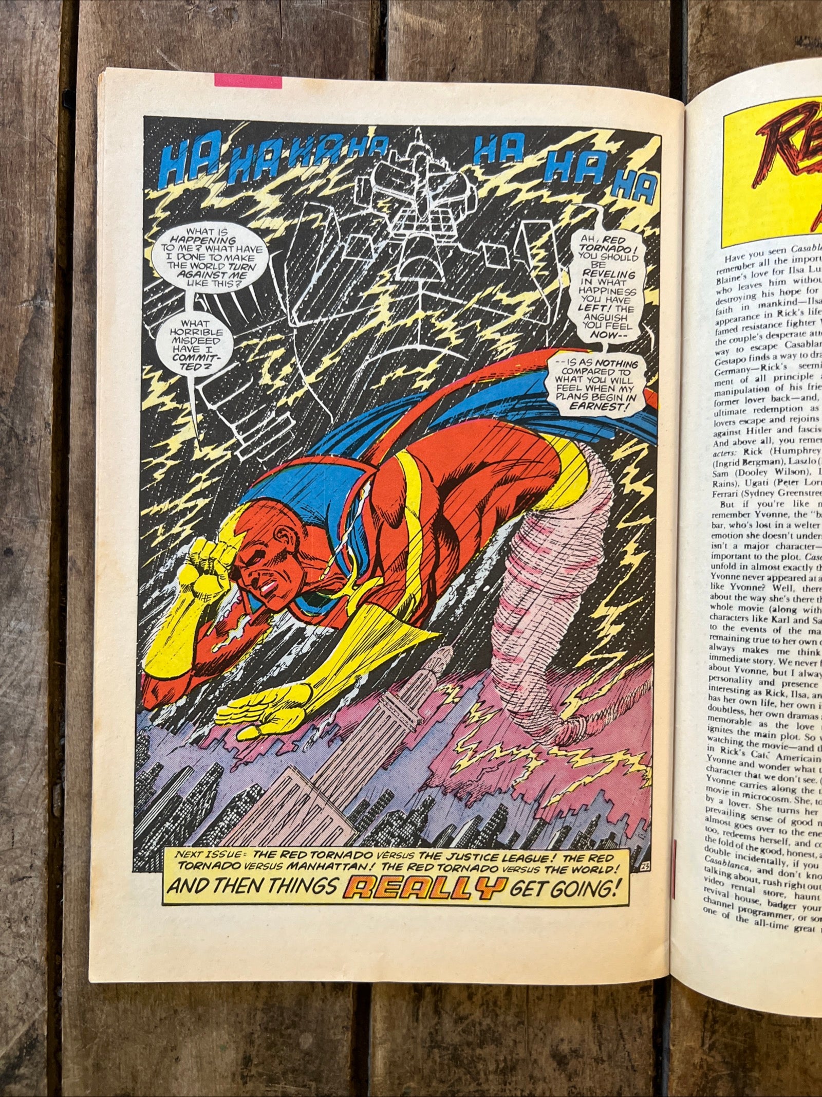 Red Tornado #1 (1985) DC Comics - 4 Part Mini Series Comic Book