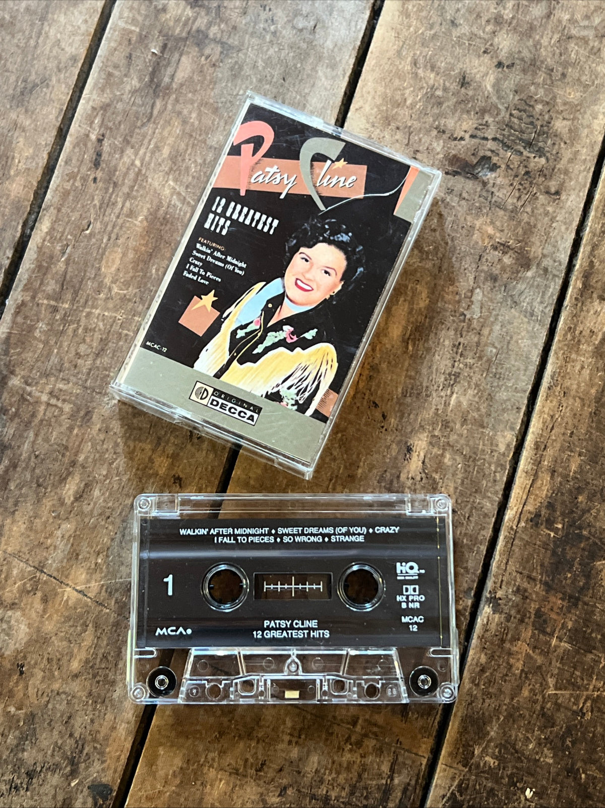 Patsy Cline 12 GREATEST HITS - 1988 MCA Records