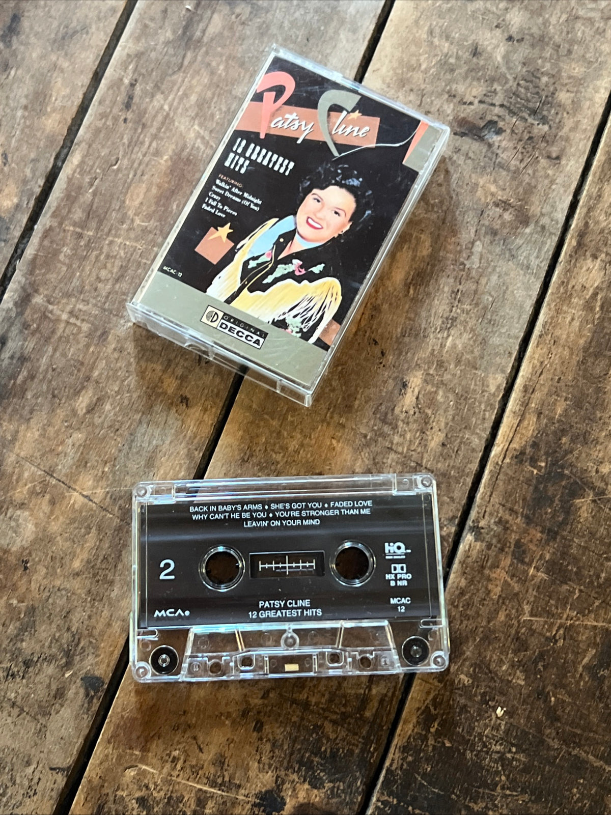 Patsy Cline 12 GREATEST HITS - 1988 MCA Records
