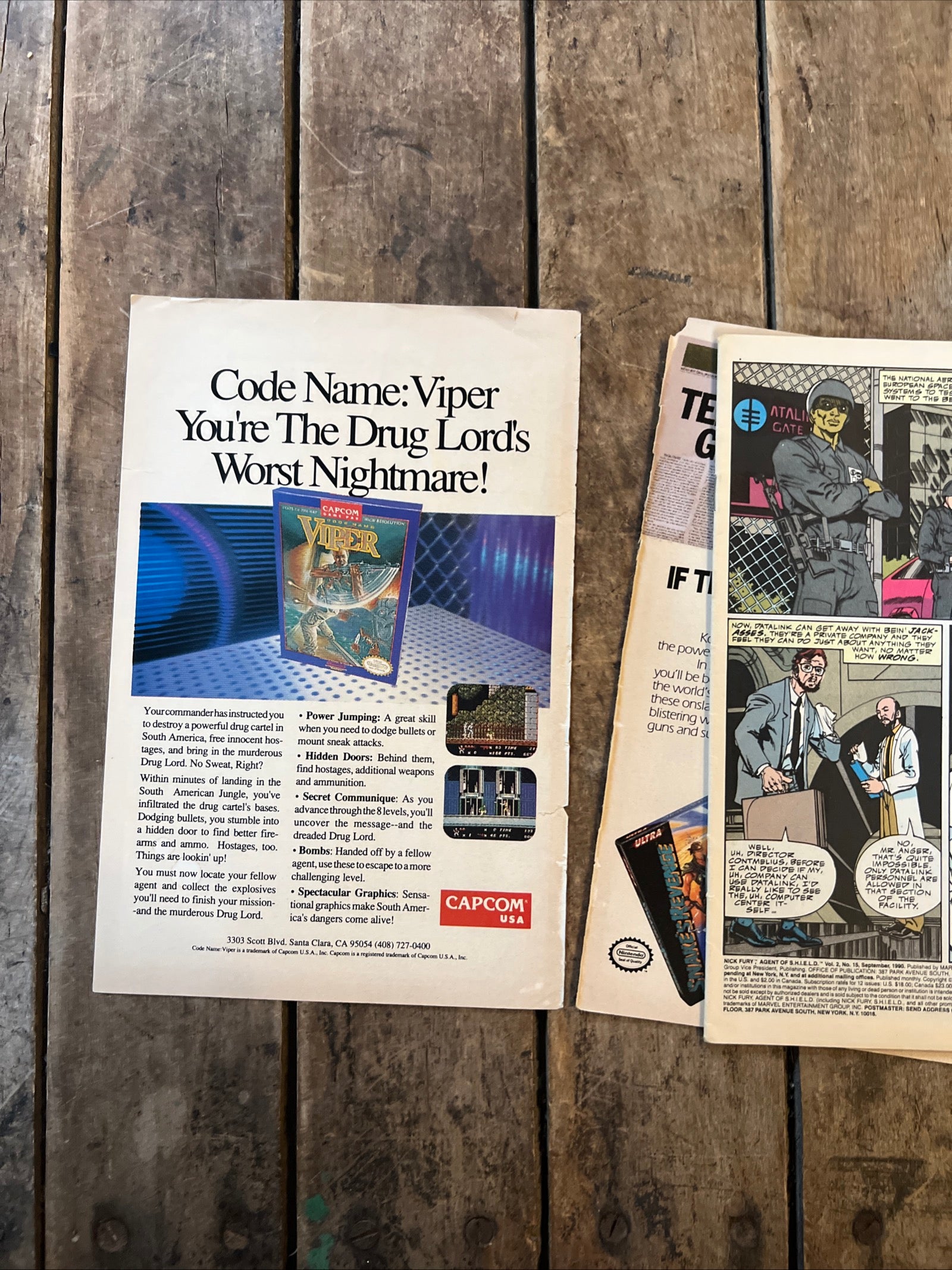 Nick Fury, Agent of SHIELD #15 (1990) Marvel Comics - Apogee of Disaster part 1 of 5