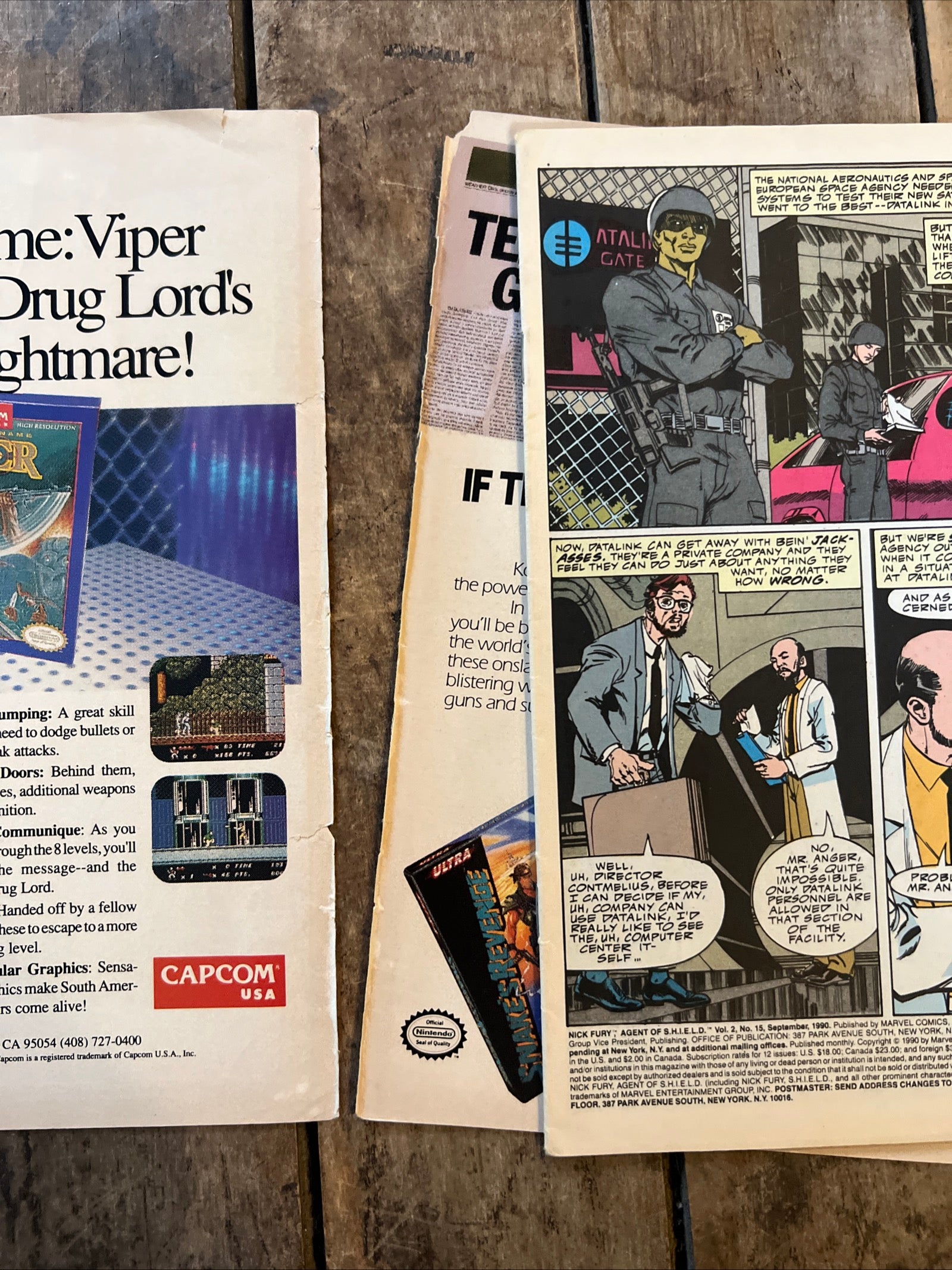 Nick Fury, Agent of SHIELD #15 (1990) Marvel Comics - Apogee of Disaster part 1 of 5