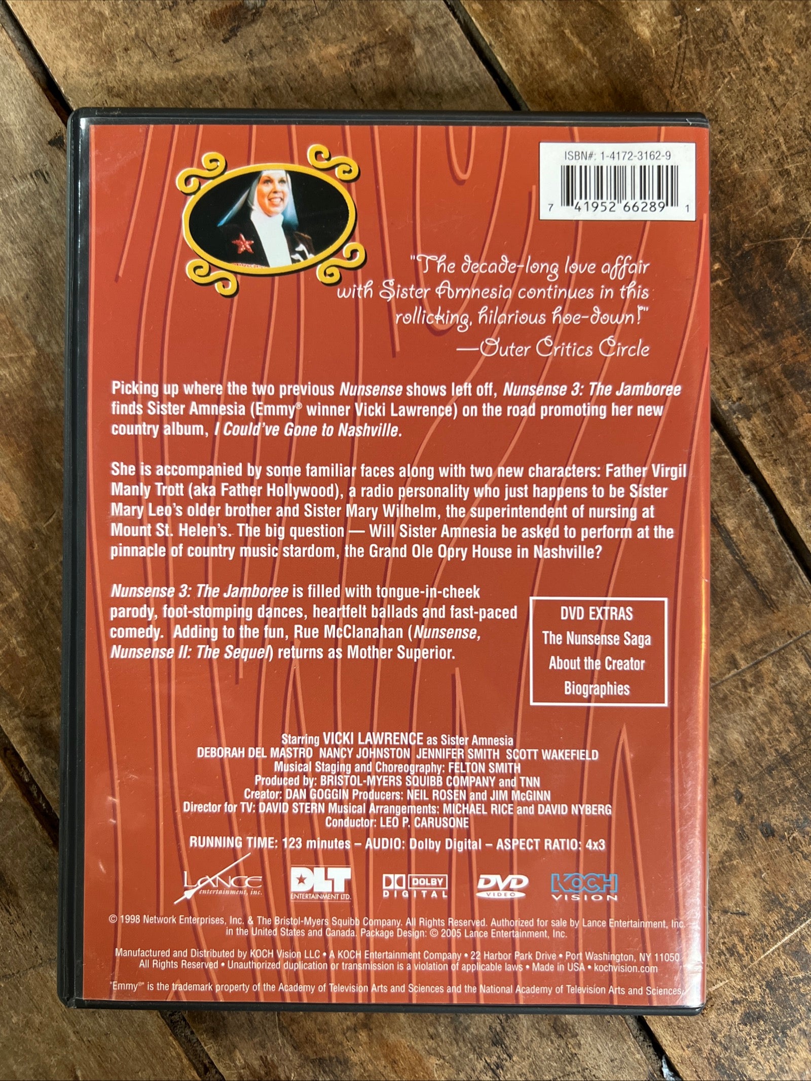 Nunsense 3: The Jamboree ( DVD 1998 ) Musical / Comedy - Starring Viki Lawrence