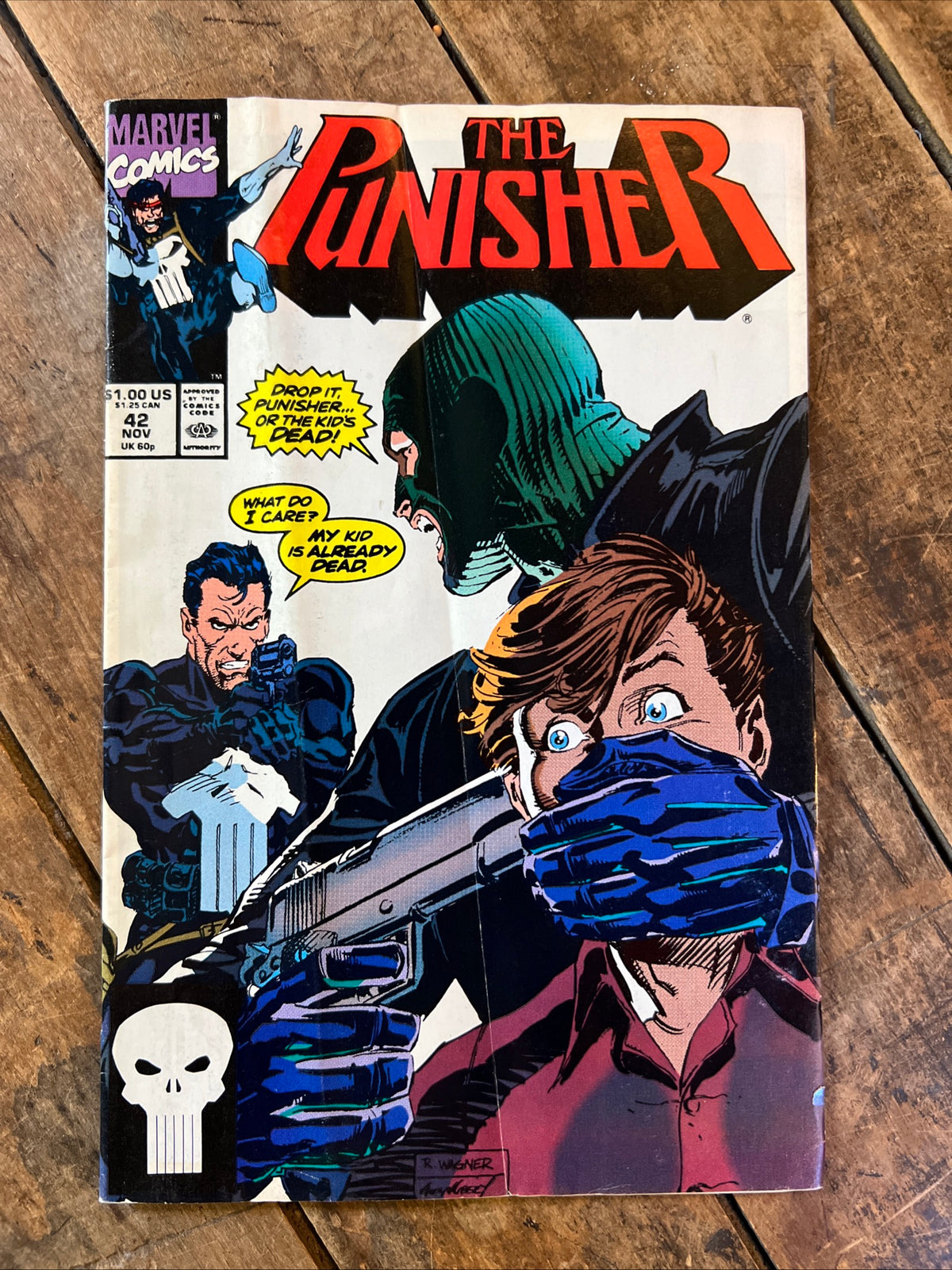 The Punisher #42 ( Volume 1, 1990) Marvel Comics - Direct Edition