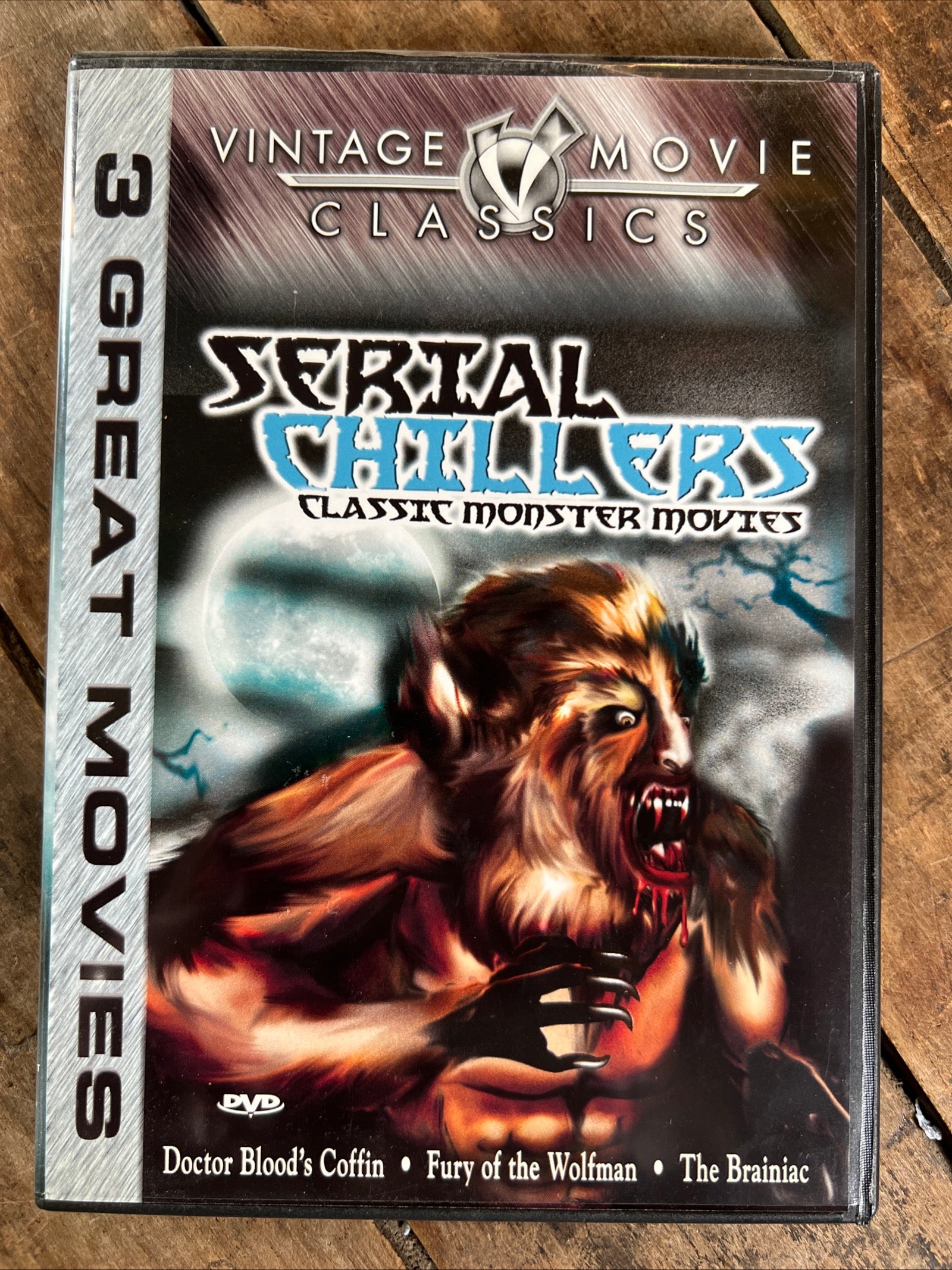 Serial Chillers Classic Monster Movies ( DVD 2004 ) 3 Great Movies - Vintage Movie Classics