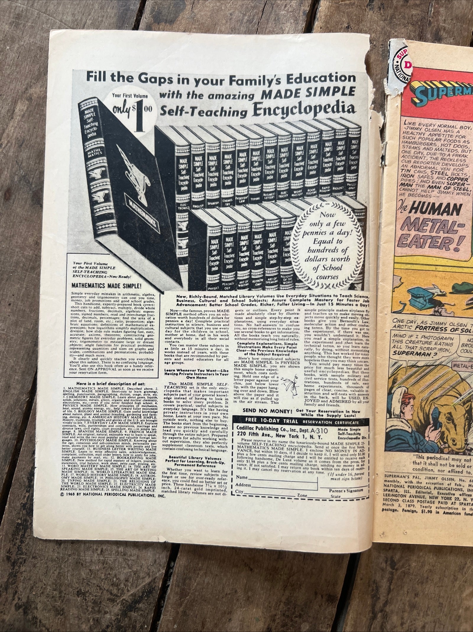 Superman's Pal, Jimmy Olsen #68 (1963) DC Comics- National Comics