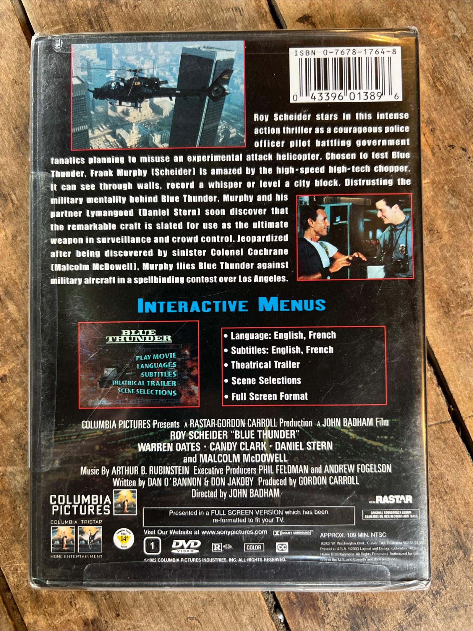 Blue Thunder ( DVD 1983 ) Action / Thriller [R] NOS New Sealed Movie