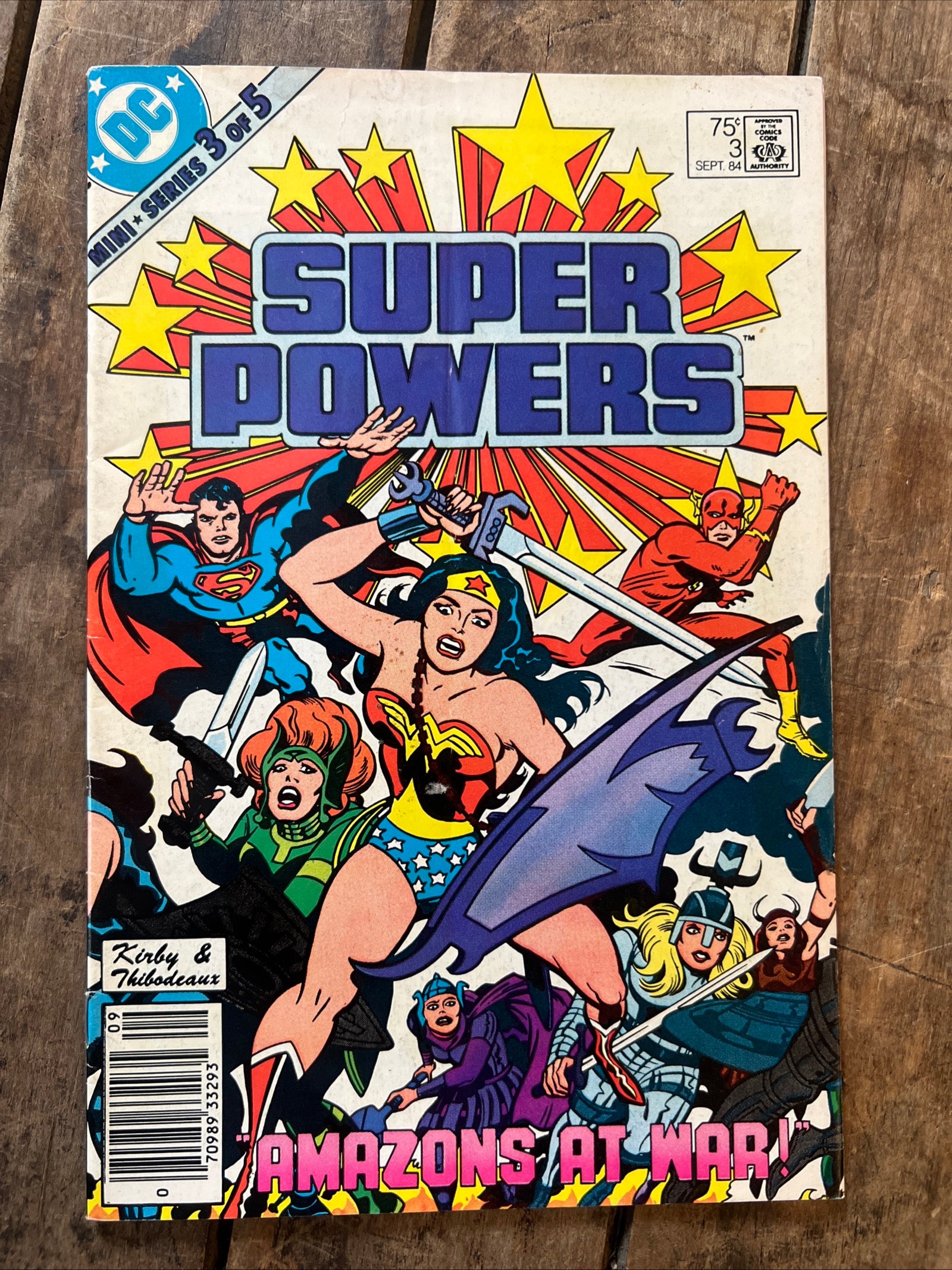 Super Powers #3 (1984) DC Comics - Mini Series 3 of 5 -Amazons At War!