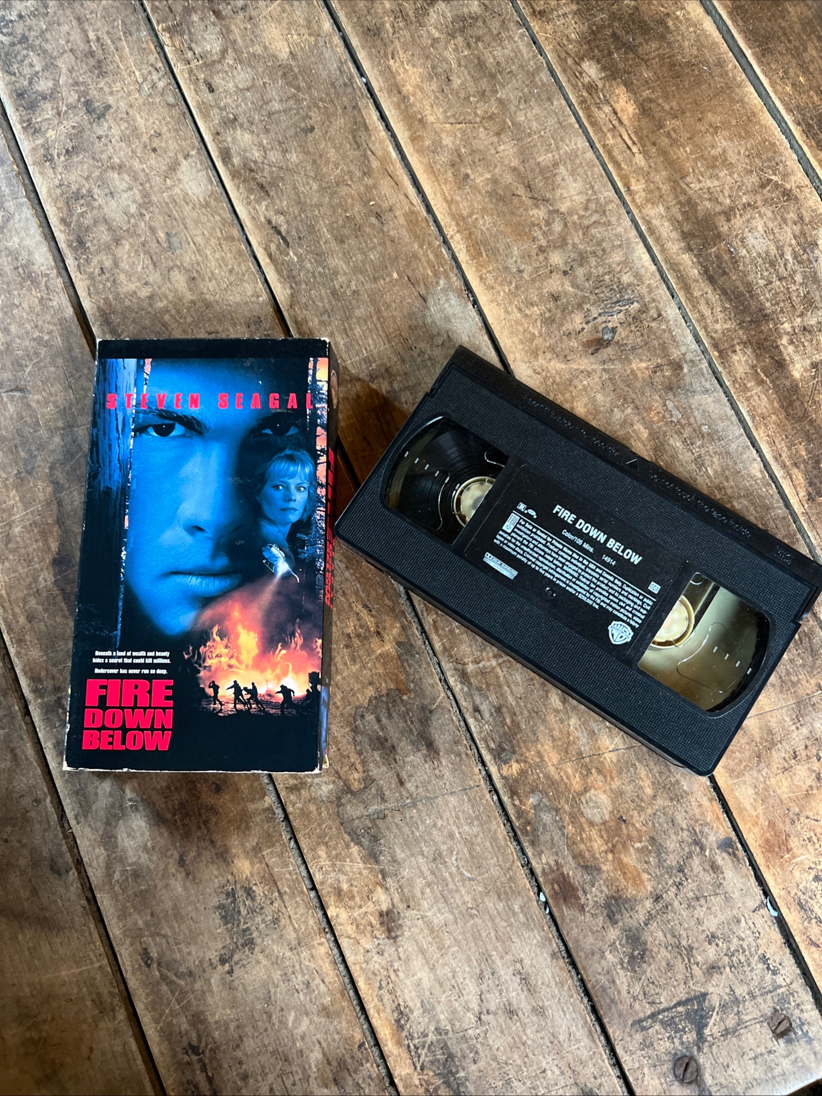 Fire Down Below ( VHS 1997 ) Action / Thriller [R] Starring Steven Seagal