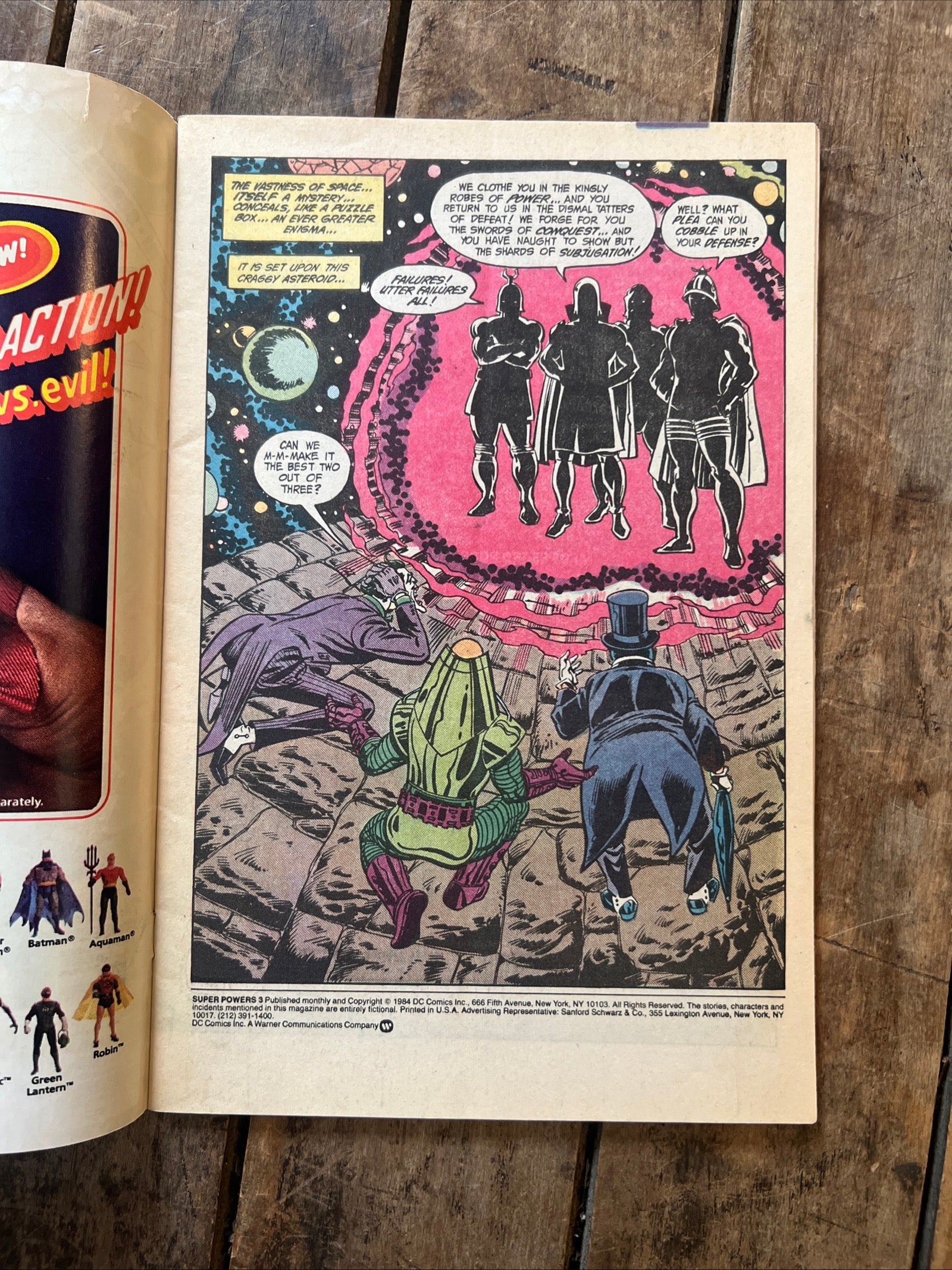 Super Powers #3 (1984) DC Comics - Mini Series 3 of 5 -Amazons At War!