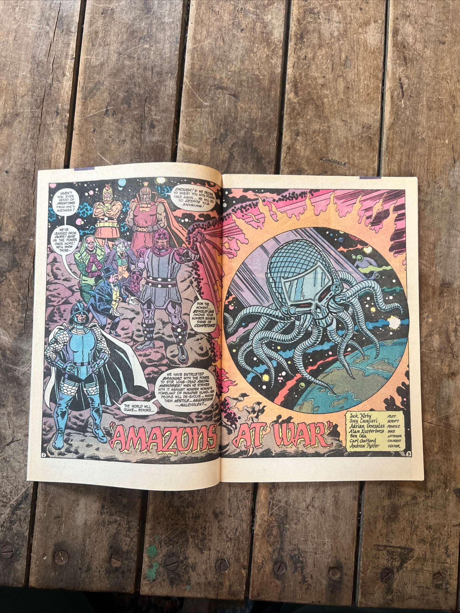 Super Powers #3 (1984) DC Comics - Mini Series 3 of 5 -Amazons At War!