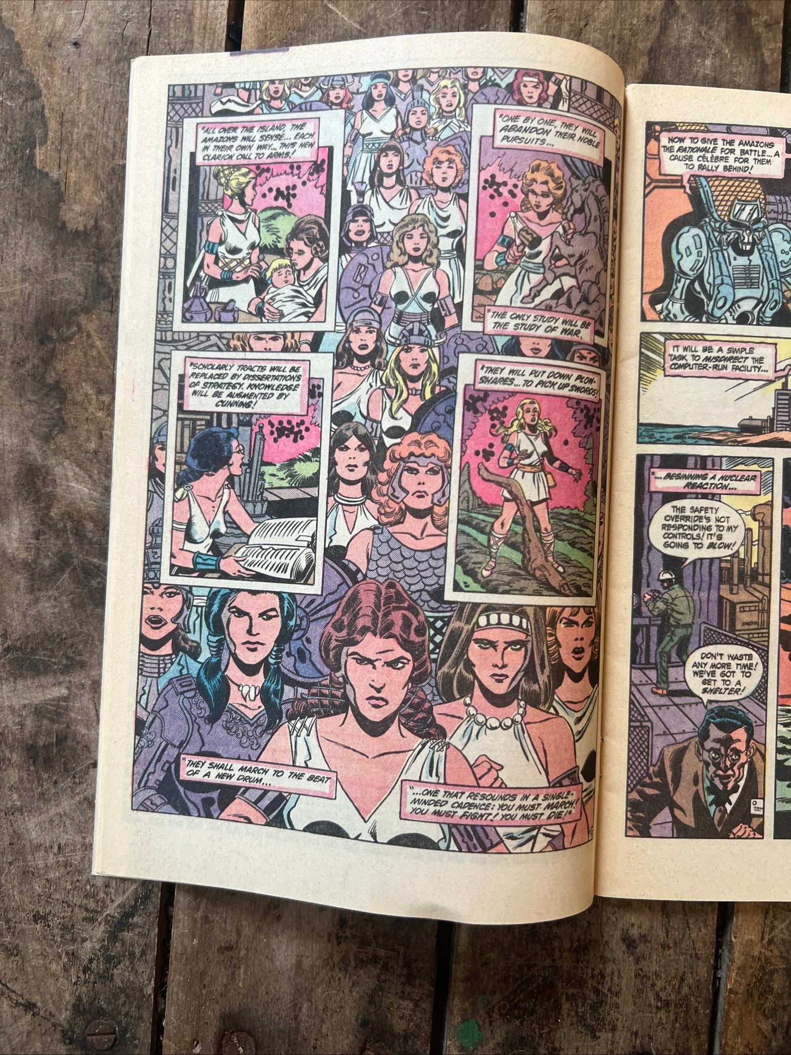 Super Powers #3 (1984) DC Comics - Mini Series 3 of 5 -Amazons At War!