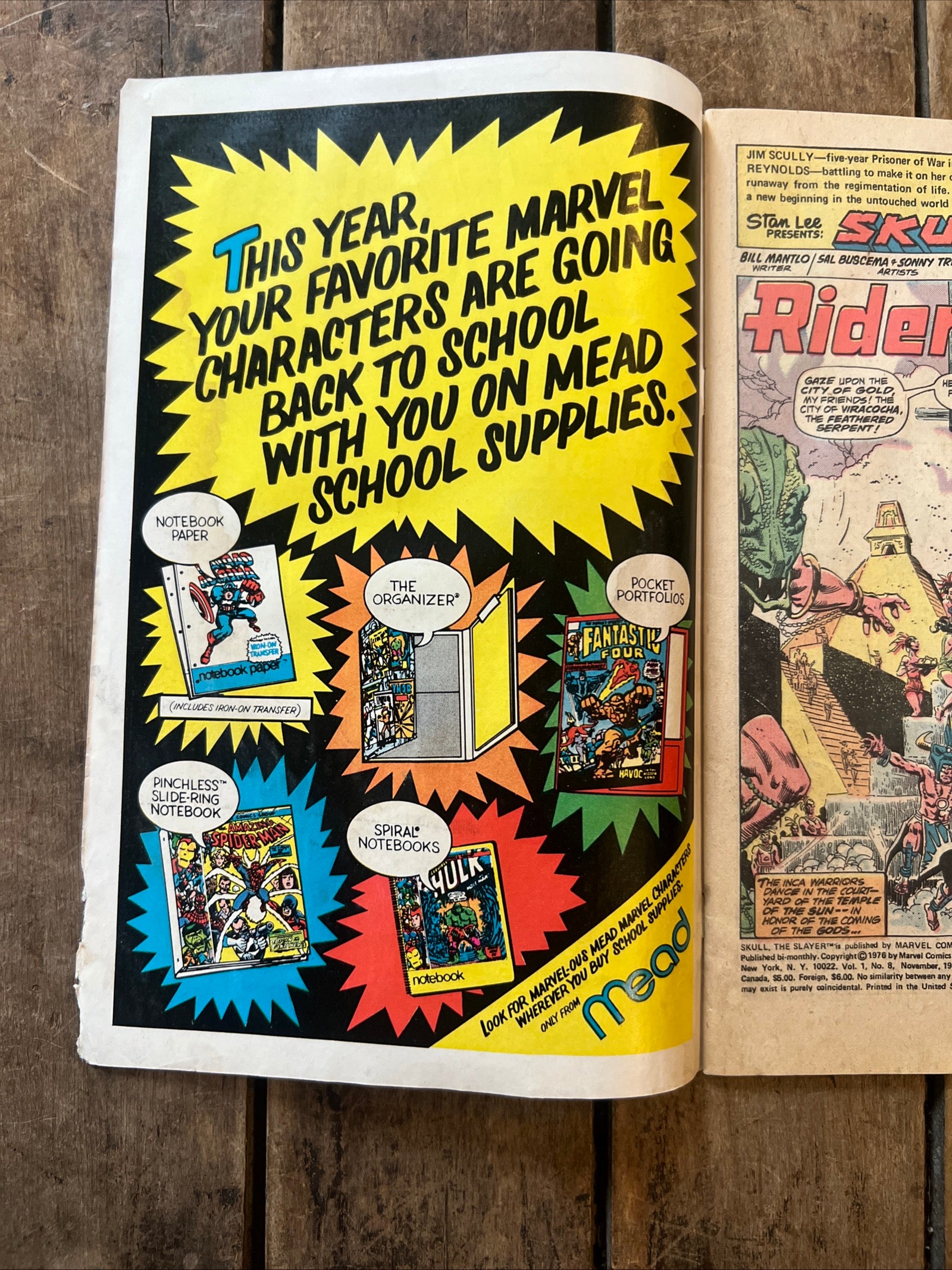 Skull the Slayer #8 (1976) Marvel Comics Group - This God Must Die!