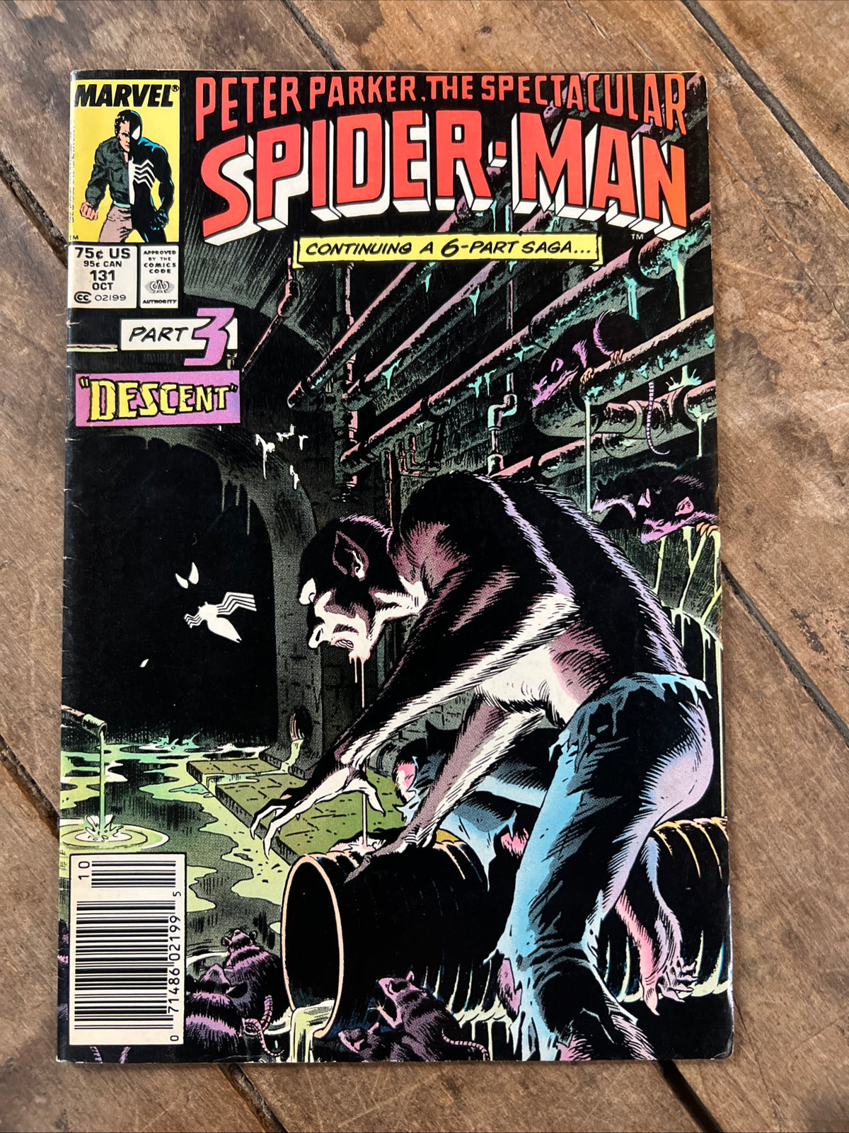 The Spectacular Spider-Man #131 Newsstand Edition (1987) Marvel Comics
