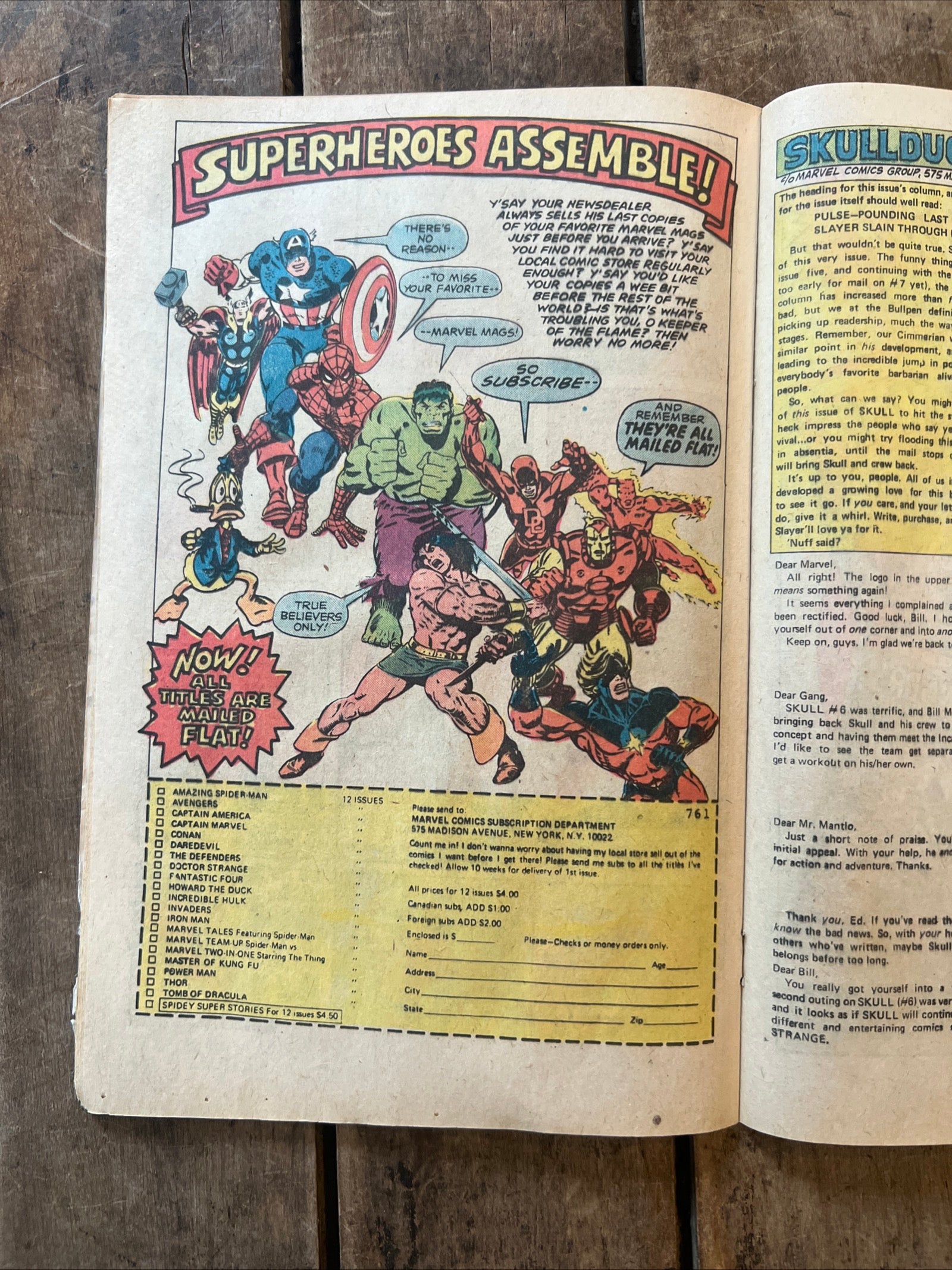 Skull the Slayer #8 (1976) Marvel Comics Group - This God Must Die!