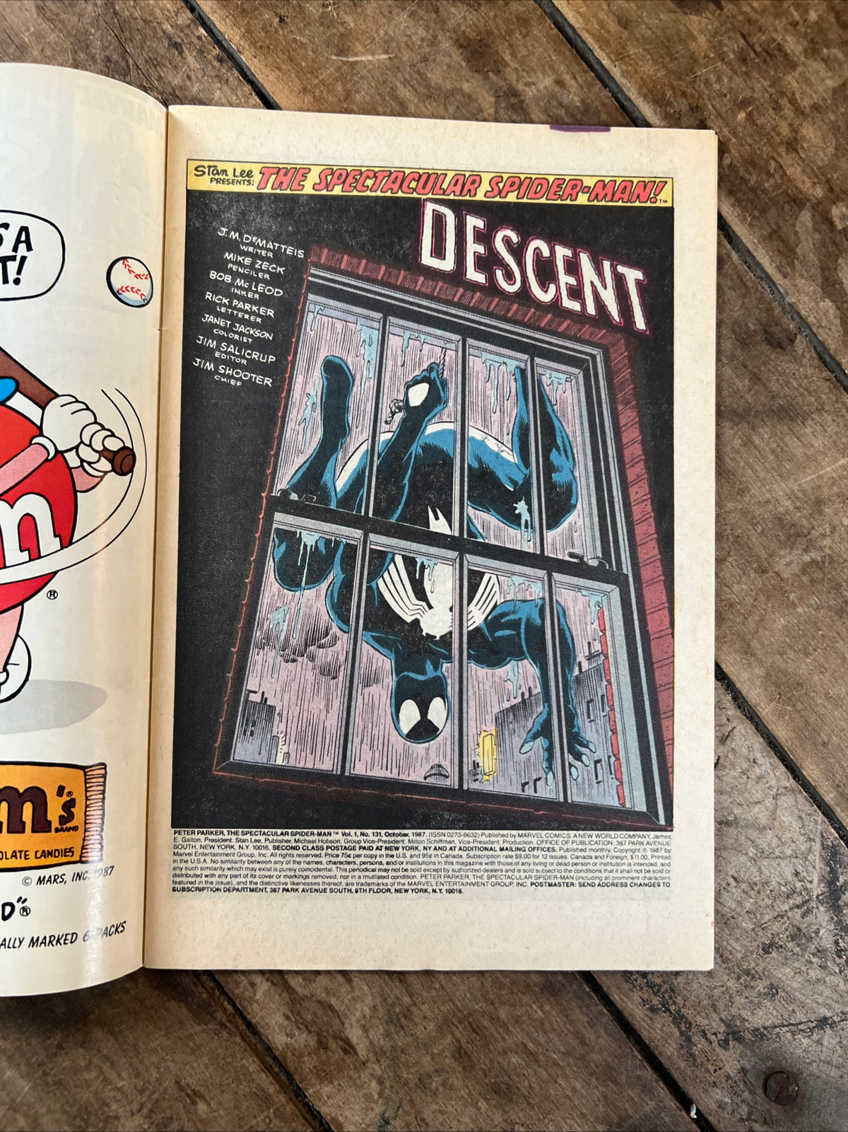 The Spectacular Spider-Man #131 Newsstand Edition (1987) Marvel Comics