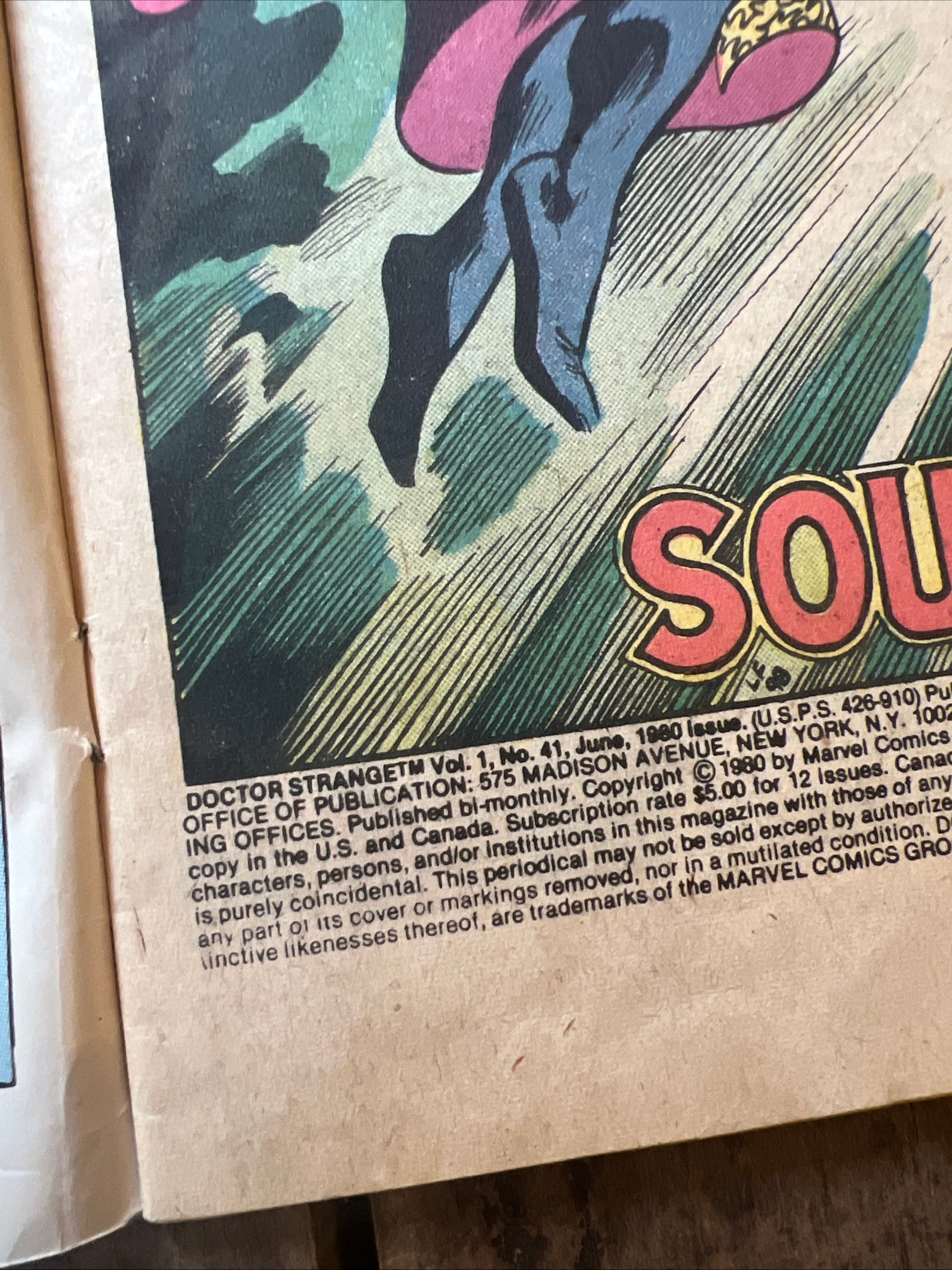 Doctor Strange #41 (1980) Marvel Comics Group - Maelstrom at the Canter of Time