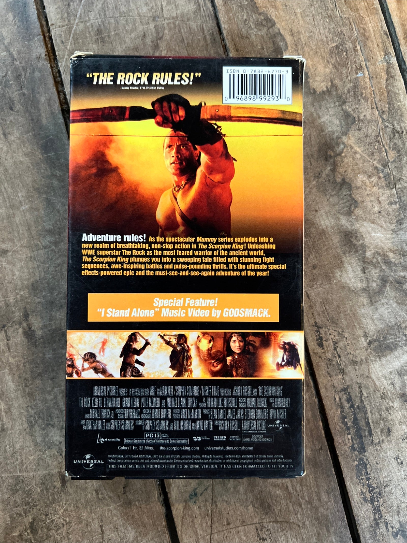 The Scorpion King (VHS 2004) Adventure / Action [PG-13]