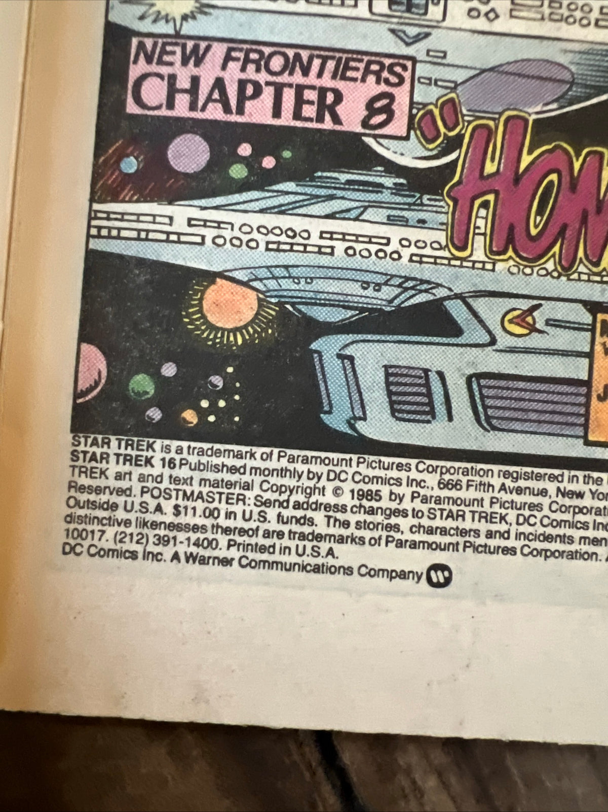 Star Trek #16 (1985) DC Comics - Newsstand Edition