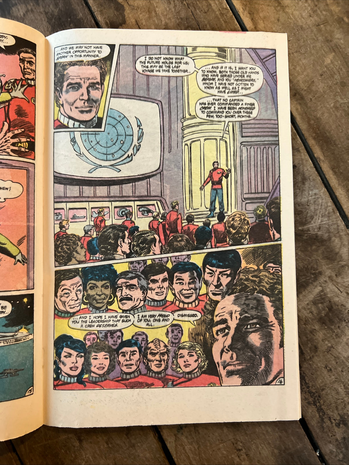 Star Trek #16 (1985) DC Comics - Newsstand Edition