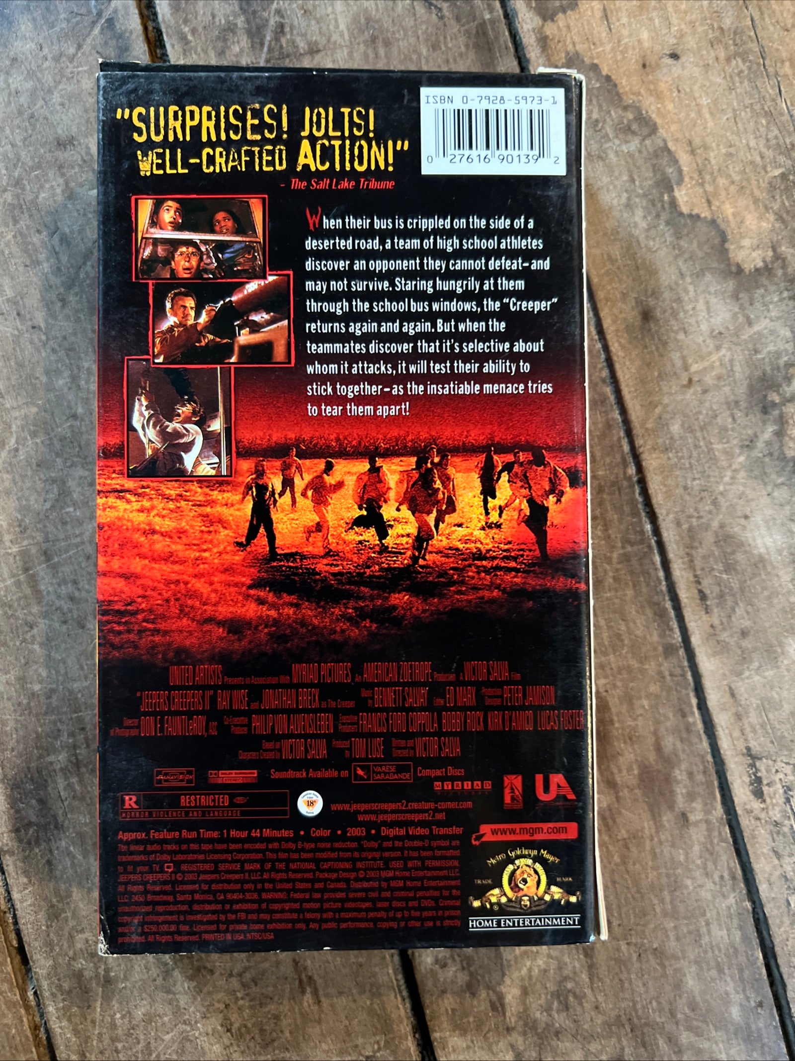 Jeepers Creepers 2 ( VHS 2003 ) Horror / Mystery [R]