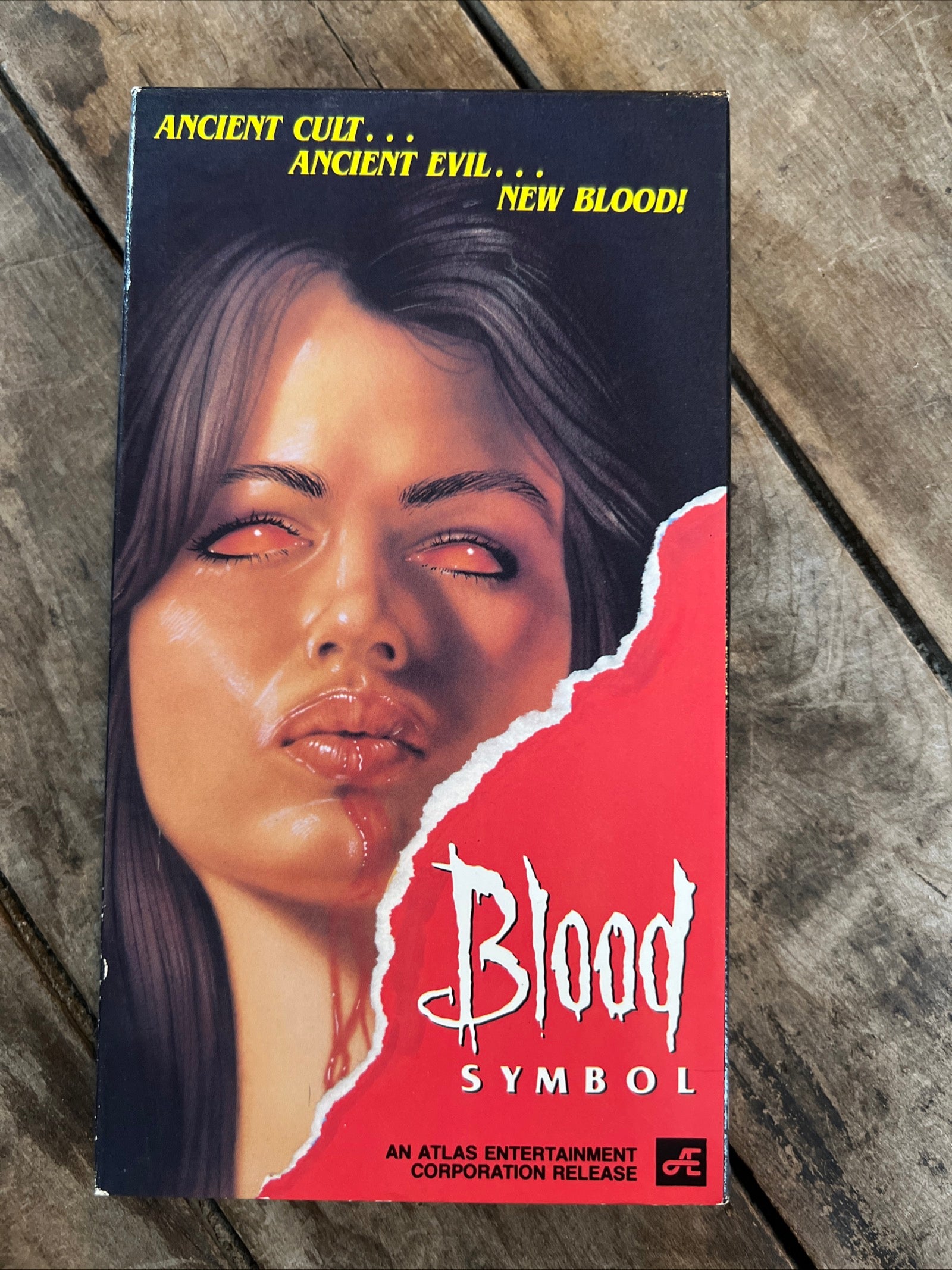 BLOOD SYMBOL ( VHS 1992 ) Horror / Cult [NR]