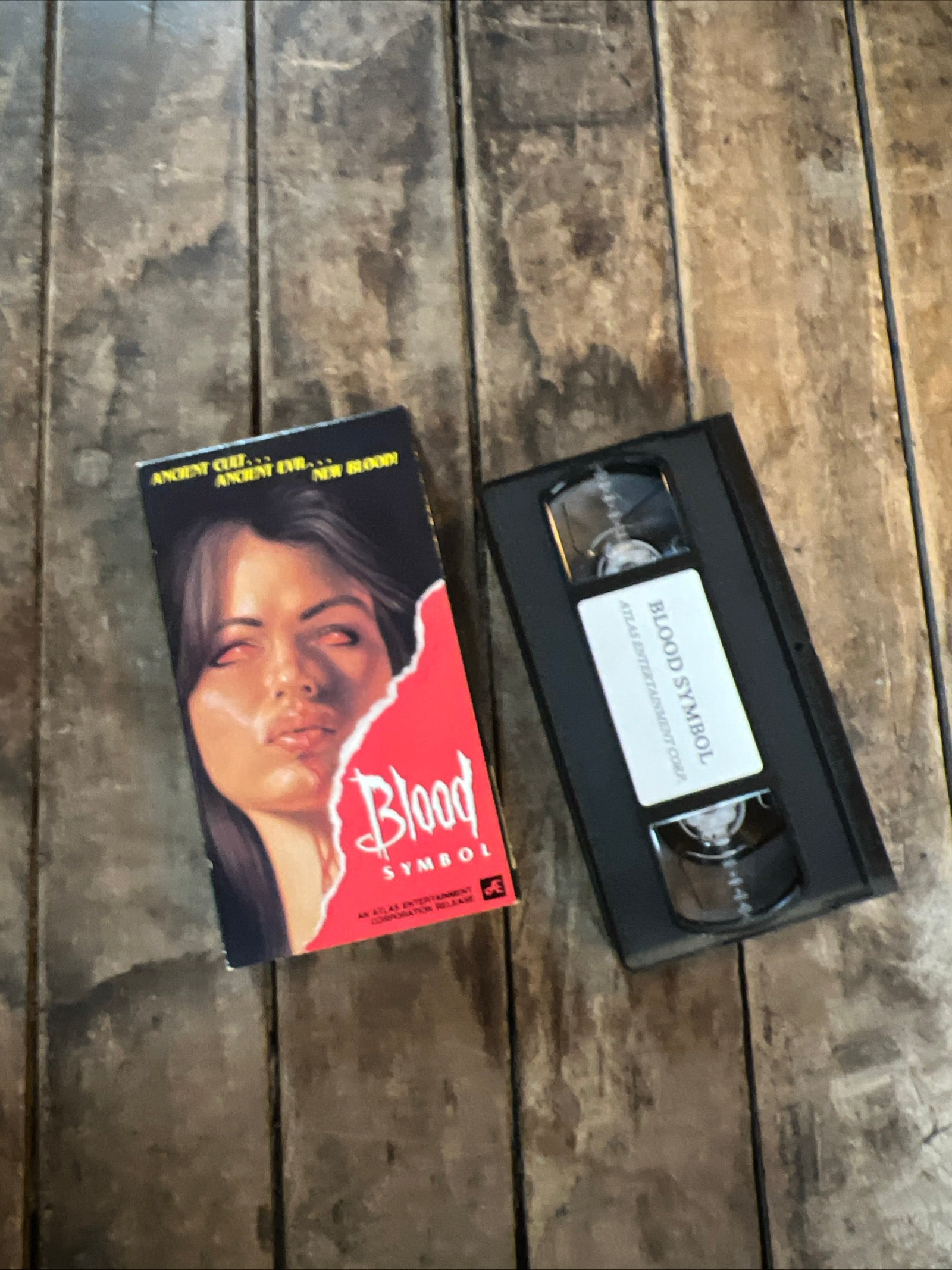 BLOOD SYMBOL ( VHS 1992 ) Horror / Cult [NR]
