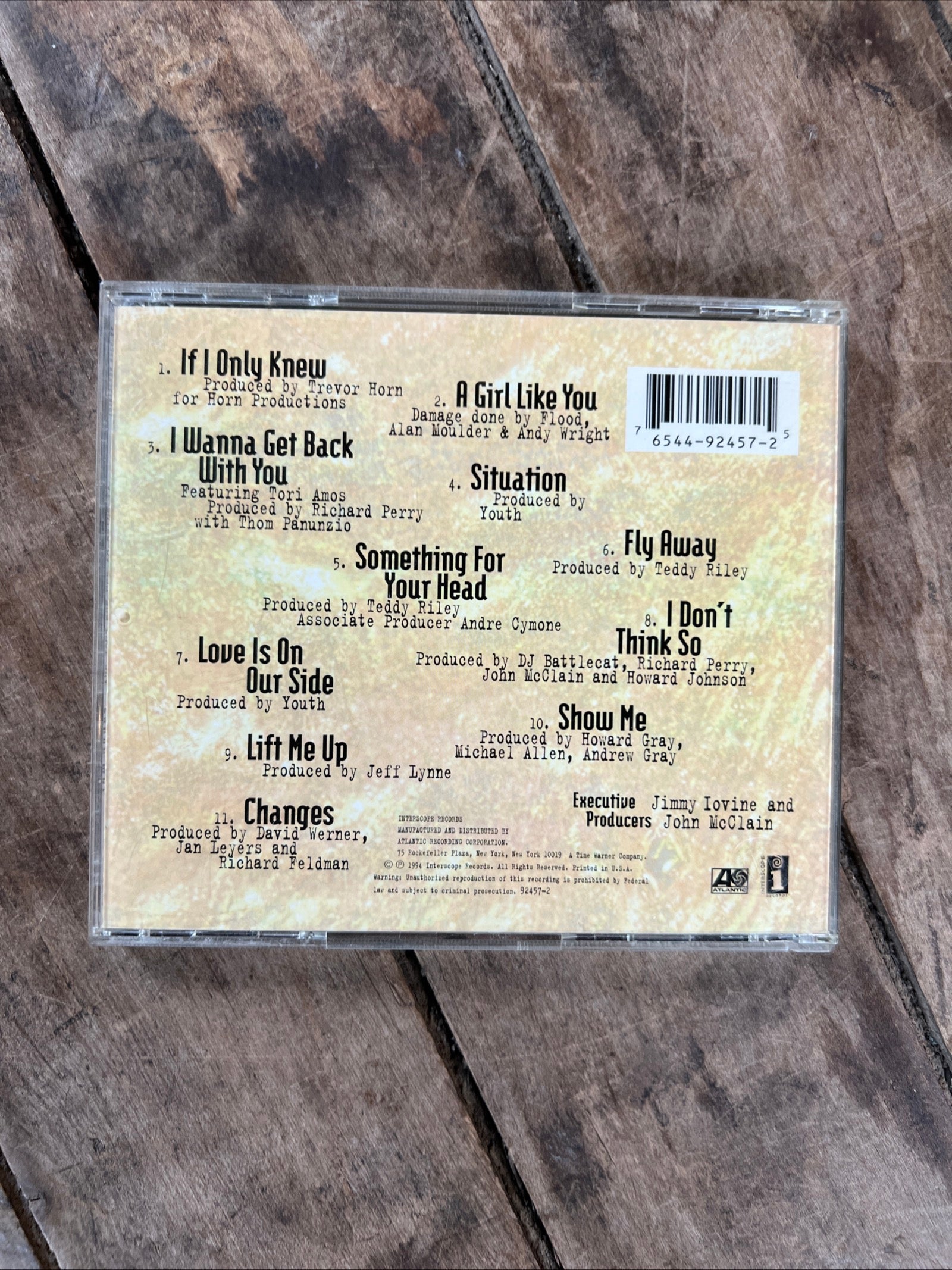 Tom Jones - The Lead And How To Swing It - 1994 Interscope Records - CD Album