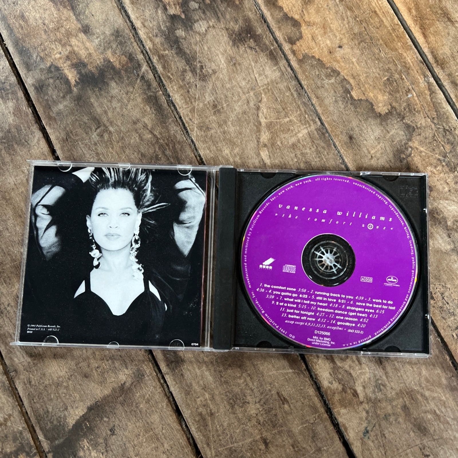 Vanessa Williams - The Comfort Zone - 1991 Wing / Mercury Records - CD Album