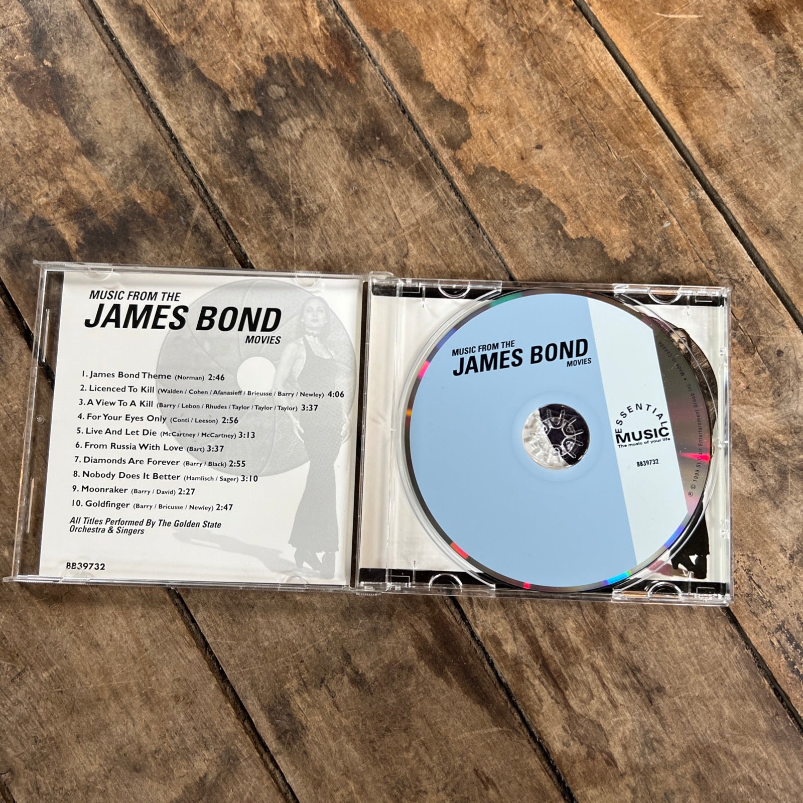 Music From The JAMES BOND Movies - 1999 Essential Music - CD Album